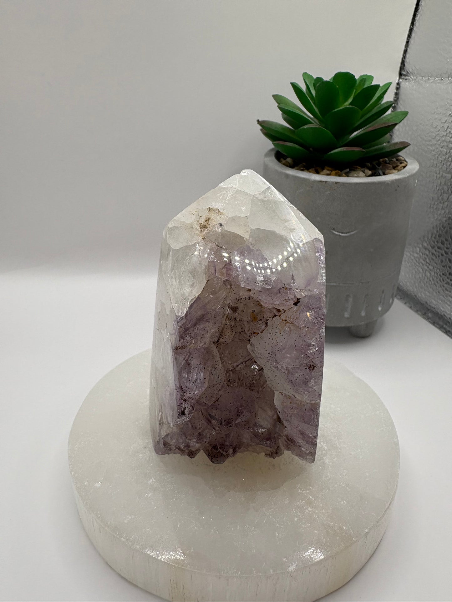 Amethyst Druzy Tower/ Amethyst Druzy Crystal/ Amethyst Tower/ Amethyst Crystals/ Amethyst/ Healing Crystals/ Crystals UK