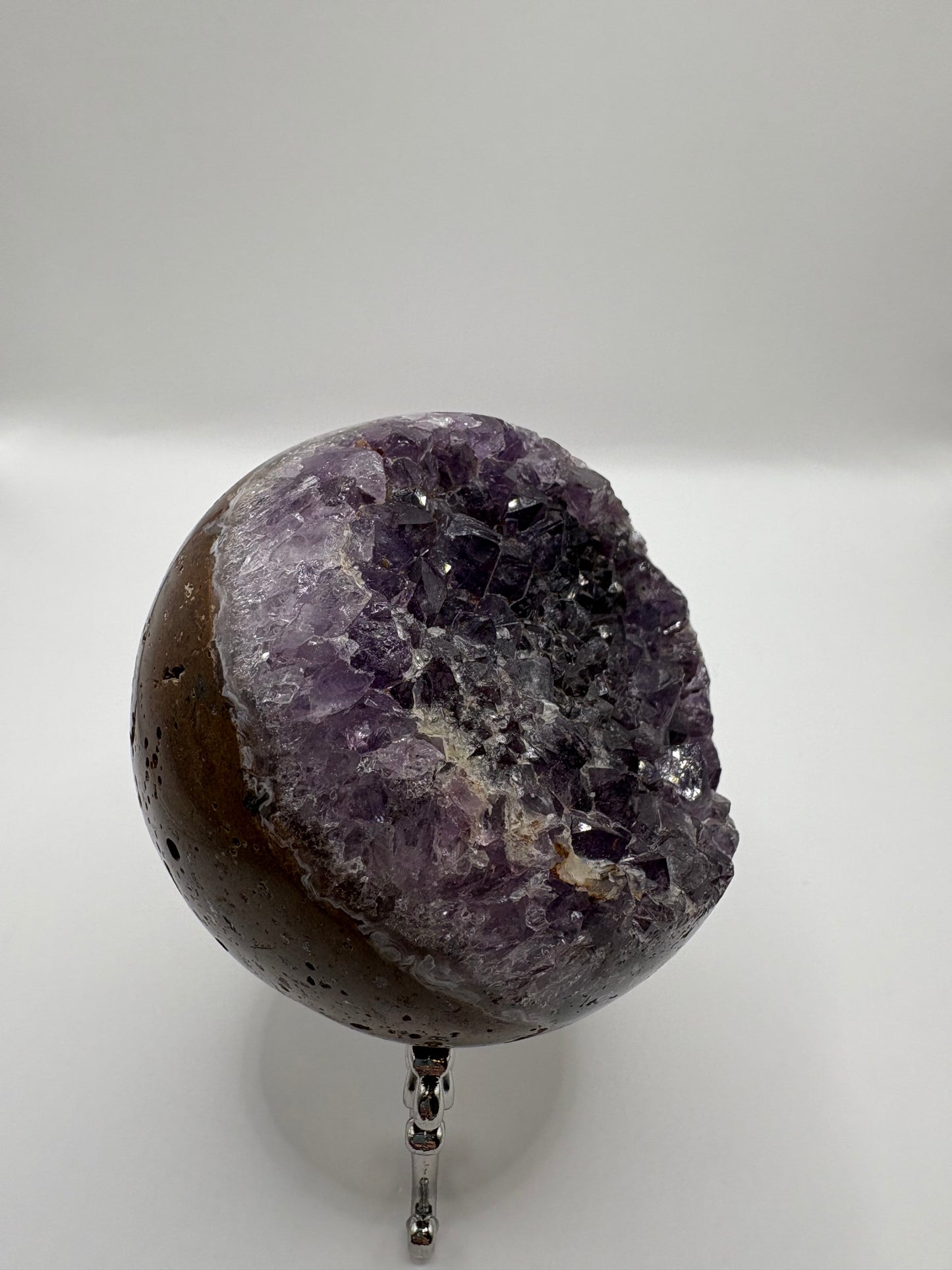 Amethyst Druzy Sphere/ Medium Amethyst Druzy Sphere/ Amethyst Sphere/ Amethyst Crystals/ Amethyst/ Healing Crystals/ Crystals UK