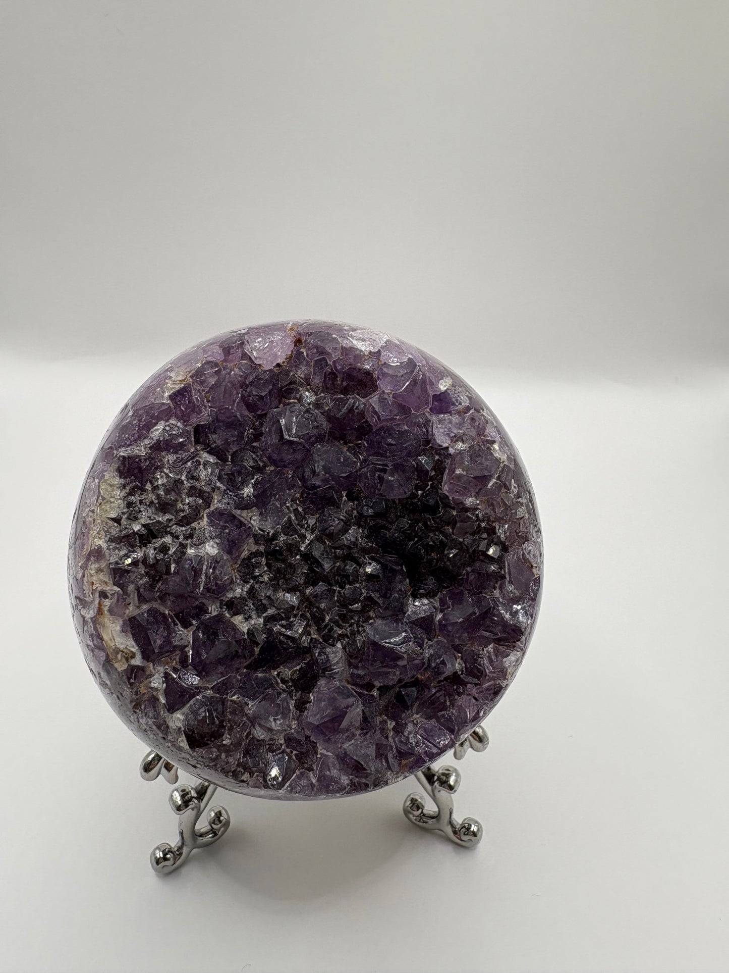 Amethyst Druzy Sphere/ Medium Amethyst Druzy Sphere/ Amethyst Sphere/ Amethyst Crystals/ Amethyst/ Healing Crystals/ Crystals UK