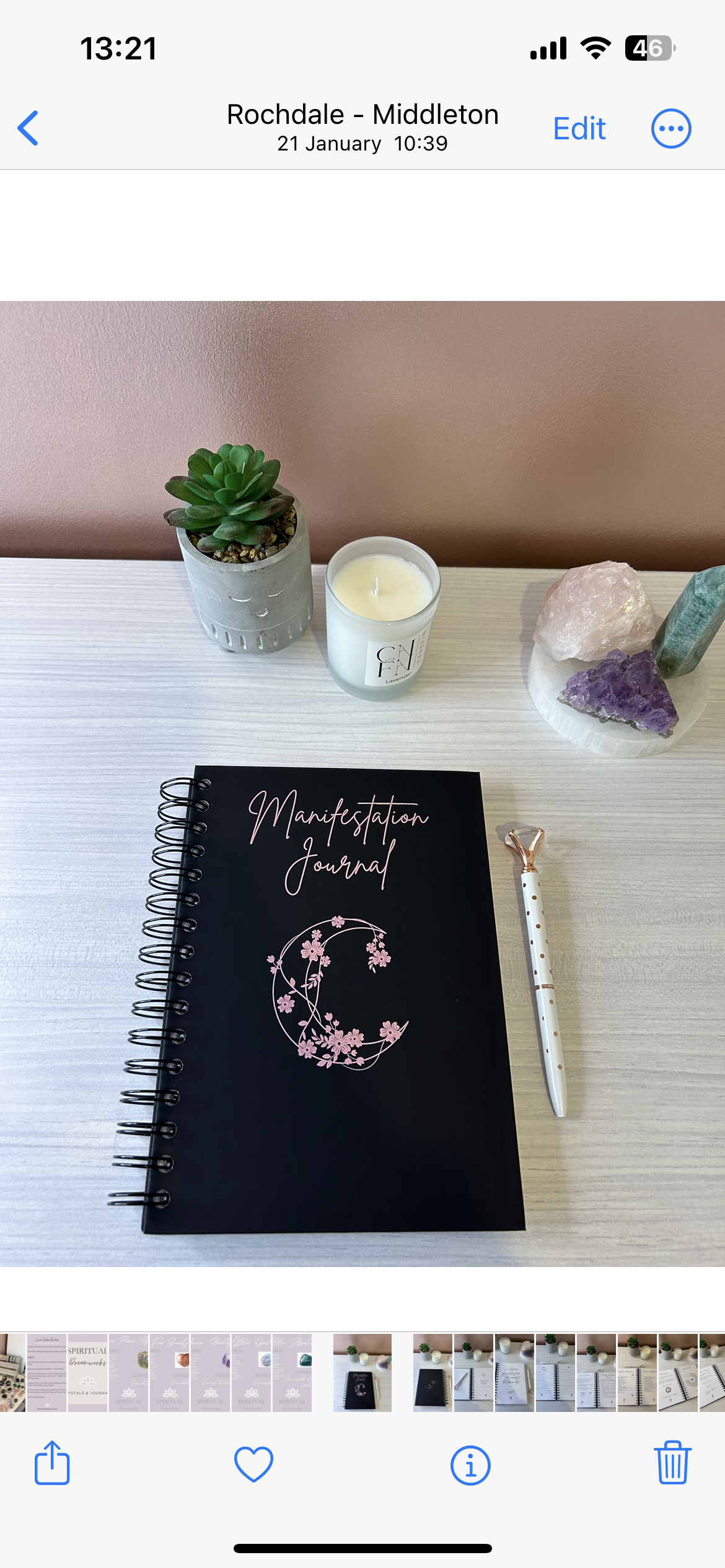 Manifestation Box/ Manifestation Gift Box/ Manifestation Journal/ Manifestation/ Gift Boxes/ Healing Crystals/ Crystals UK