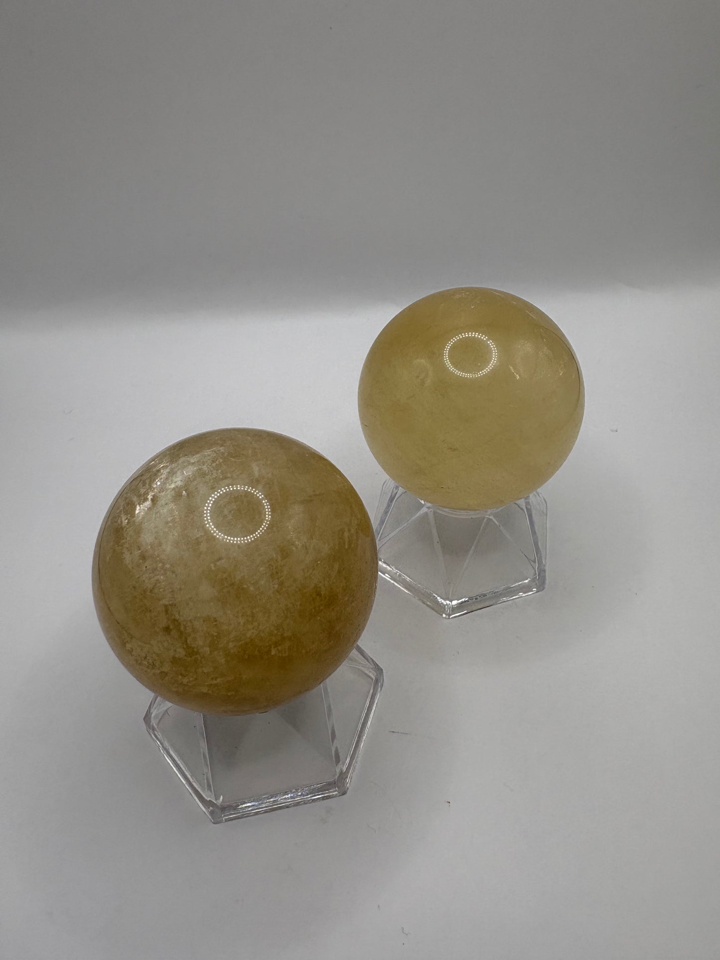 Honey Calcite Spheres/ Honey Calcite Crystals/ Honey Calcite/ Crystals UK