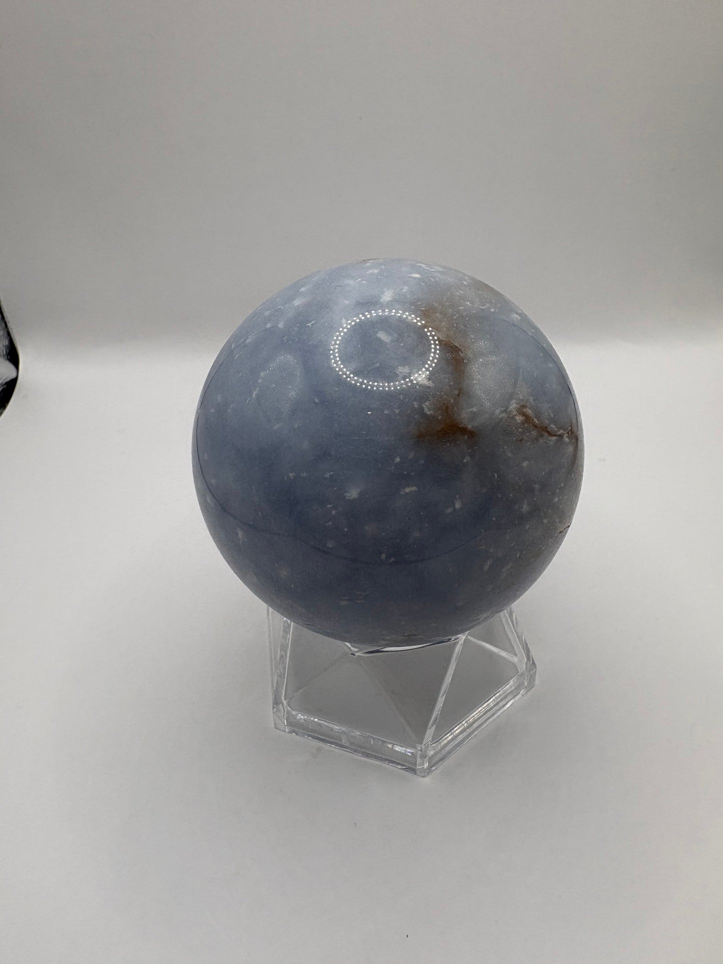 Blue Calcite Sphere/ Blue Calcite Crystal/ Blue Calcite/ Crystals UK/ Healing Crystals