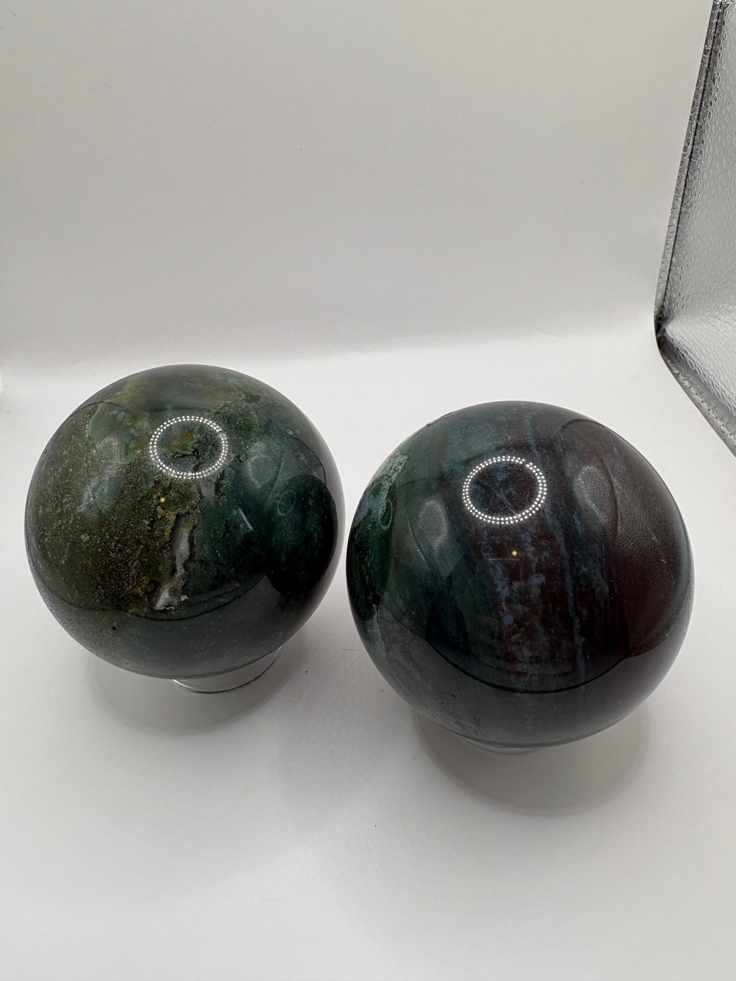 Moss Agate Sphere/ Moss Agate Spheres/ Moss Agate Crystals/Natural Crystals/ Healing Crystals/ Crystals UK/ Ethically Sourced Crystals