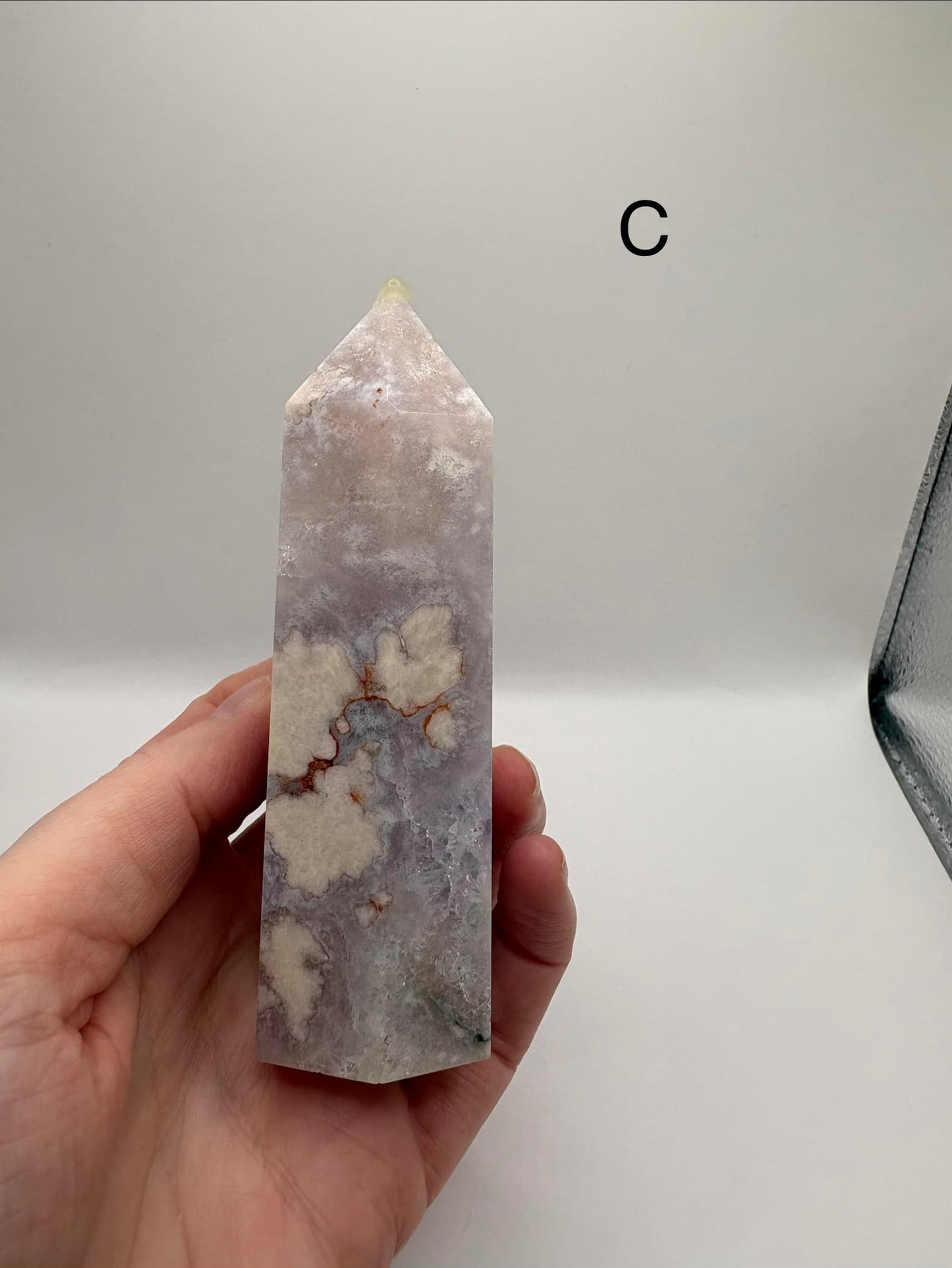 Pink Amethyst and Flower Agate Towers/ Pink Amethyst Towers/ Flower Agate Towers/ Pink Amethyst/Flower Agate/ Crystals UK