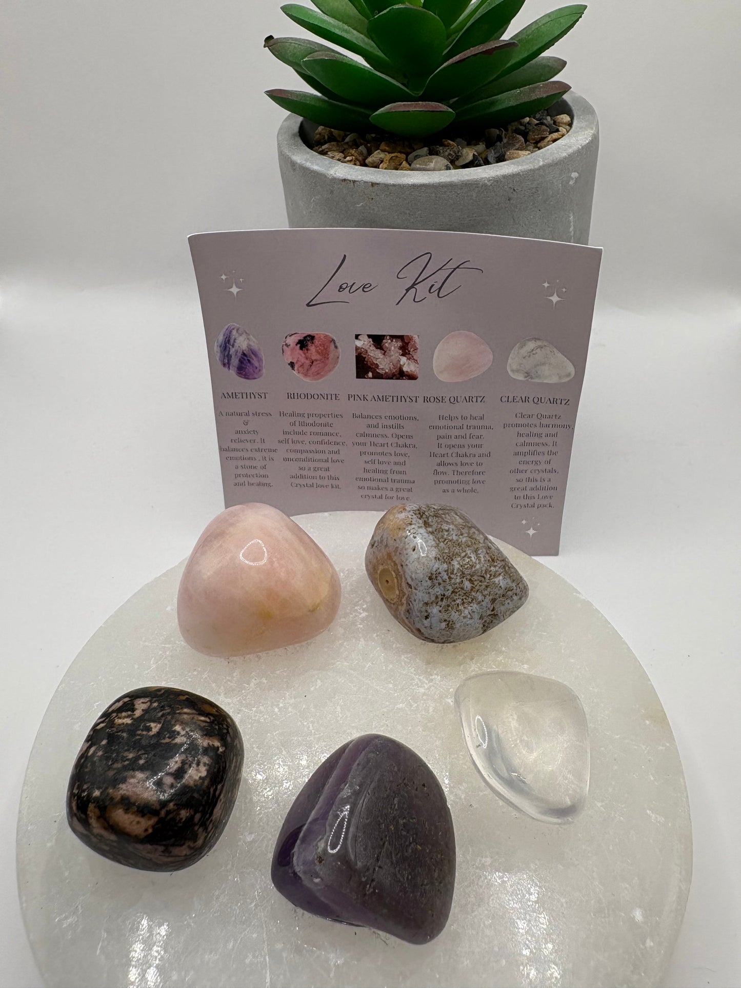 Valentines Crystal Gift Box/ Valentines Gift Box/ Valentines Gift Ideas/ Valentines / Rose Quartz Gift Boxes/ Healing Crystals/ Crystals UK
