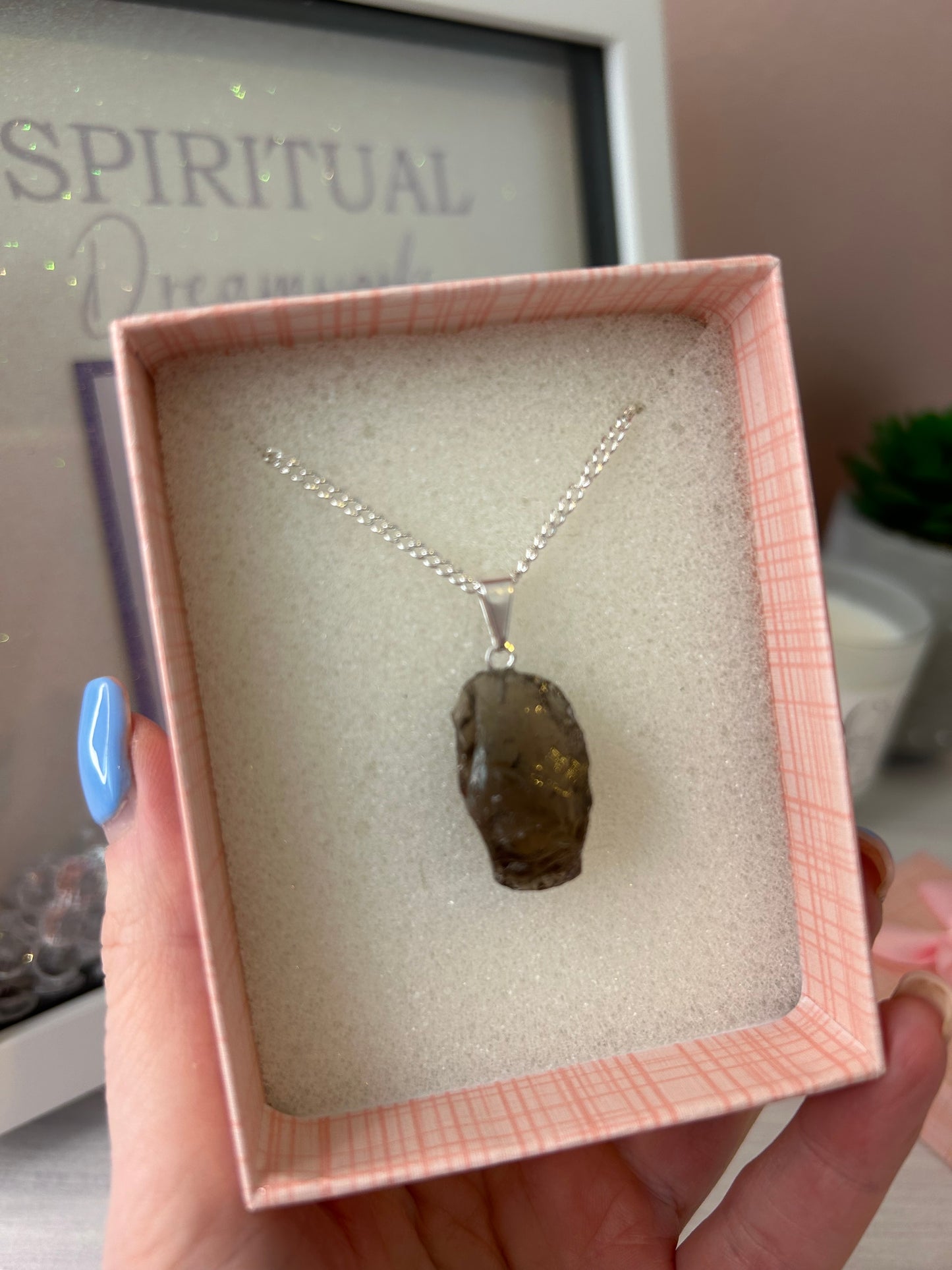 Smokey Quartz Necklace/ Smokey Quartz Pendant