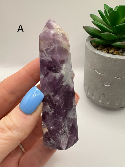 Purple Mica Tower/ Purple Mica Towers/ Purple Mica Point/ Purple Mica Crystals/ Healing Crystals/ Crystals UK