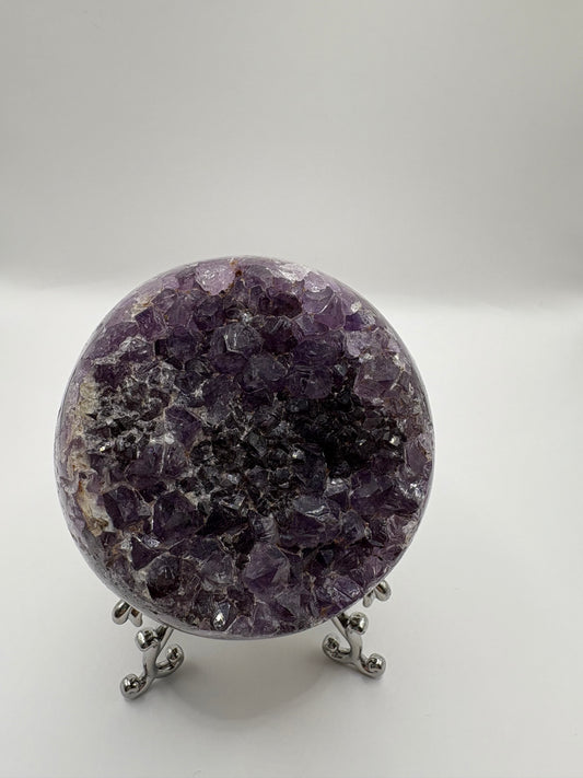 Amethyst Druzy Sphere/ Medium Amethyst Druzy Sphere/ Amethyst Sphere/ Amethyst Crystals/ Amethyst/ Healing Crystals/ Crystals UK