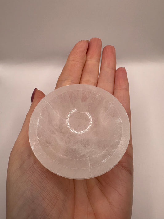 Selenite Bowls/ Small Selenite Bowls/  Selenite charging bowls/ Healing Crystal/ Crystals UK/ Charging Crystal/ Natural Selenite Bowls