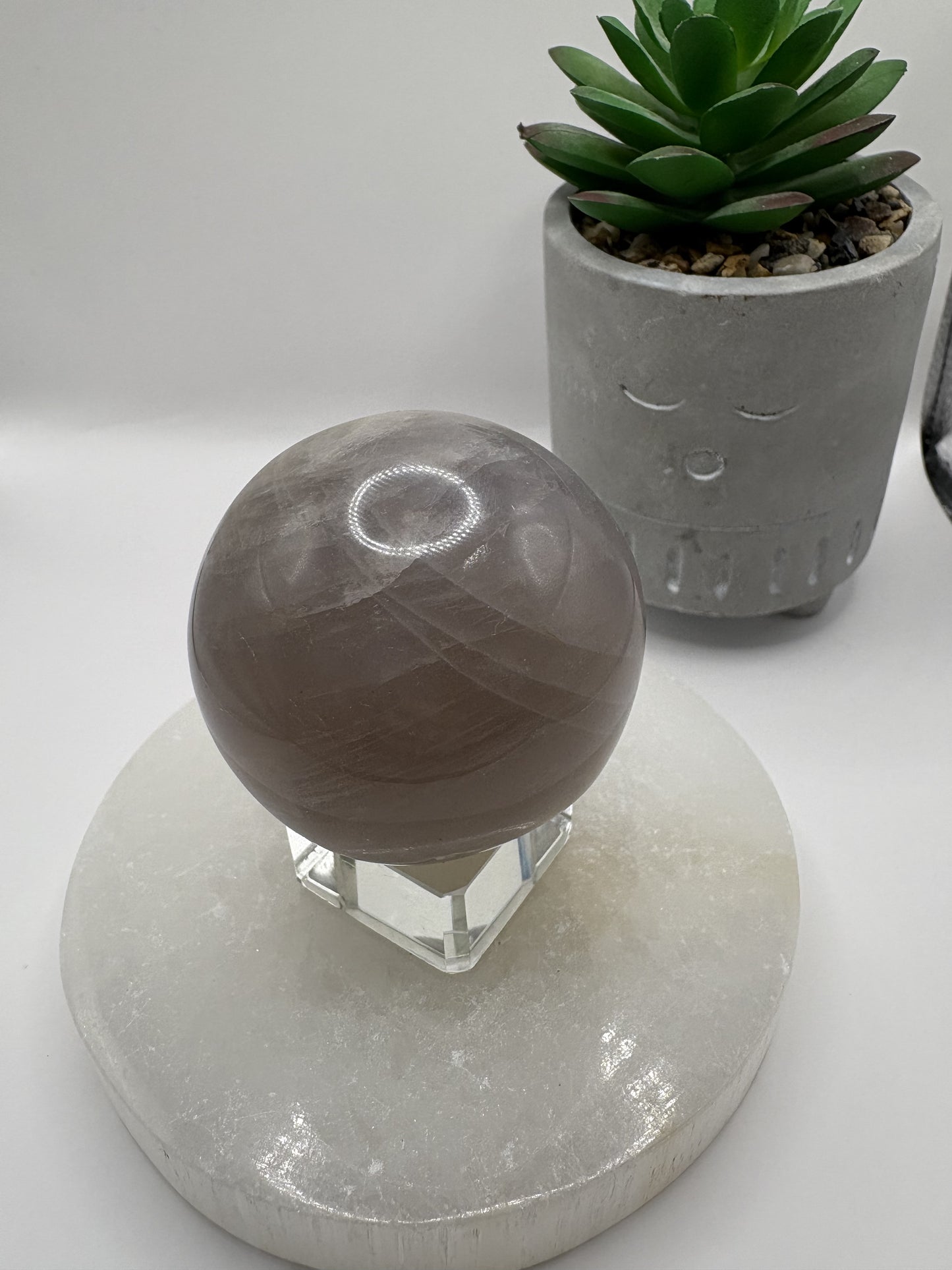 Blue Rose Quartz Sphere
