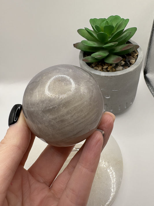 Blue Rose Quartz Sphere