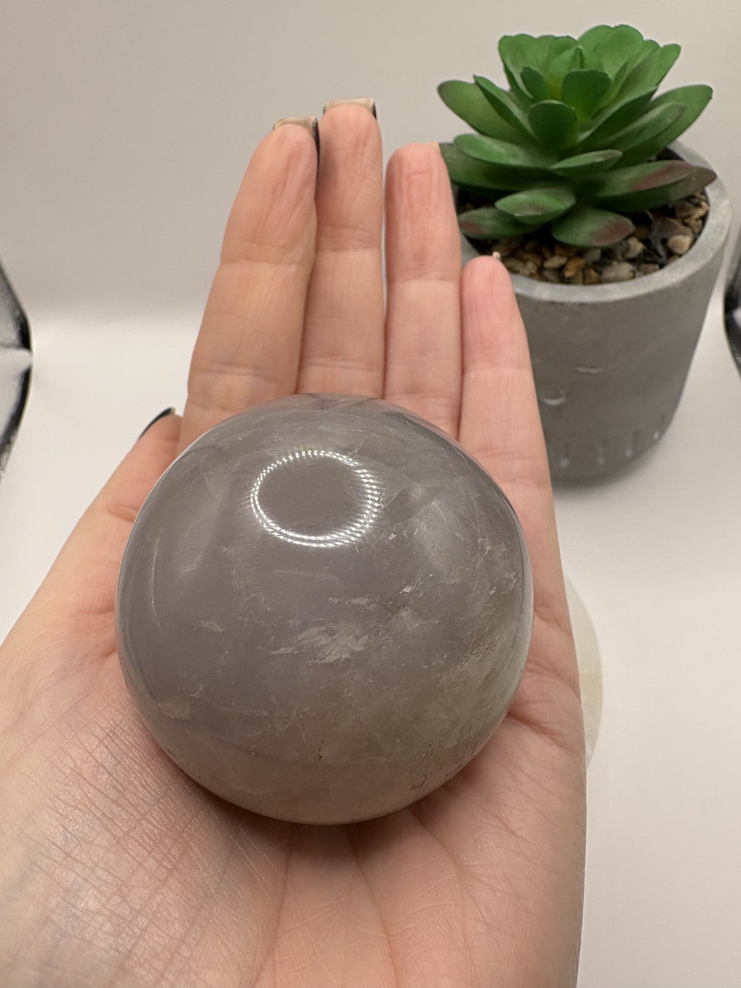 Blue Rose Quartz Sphere