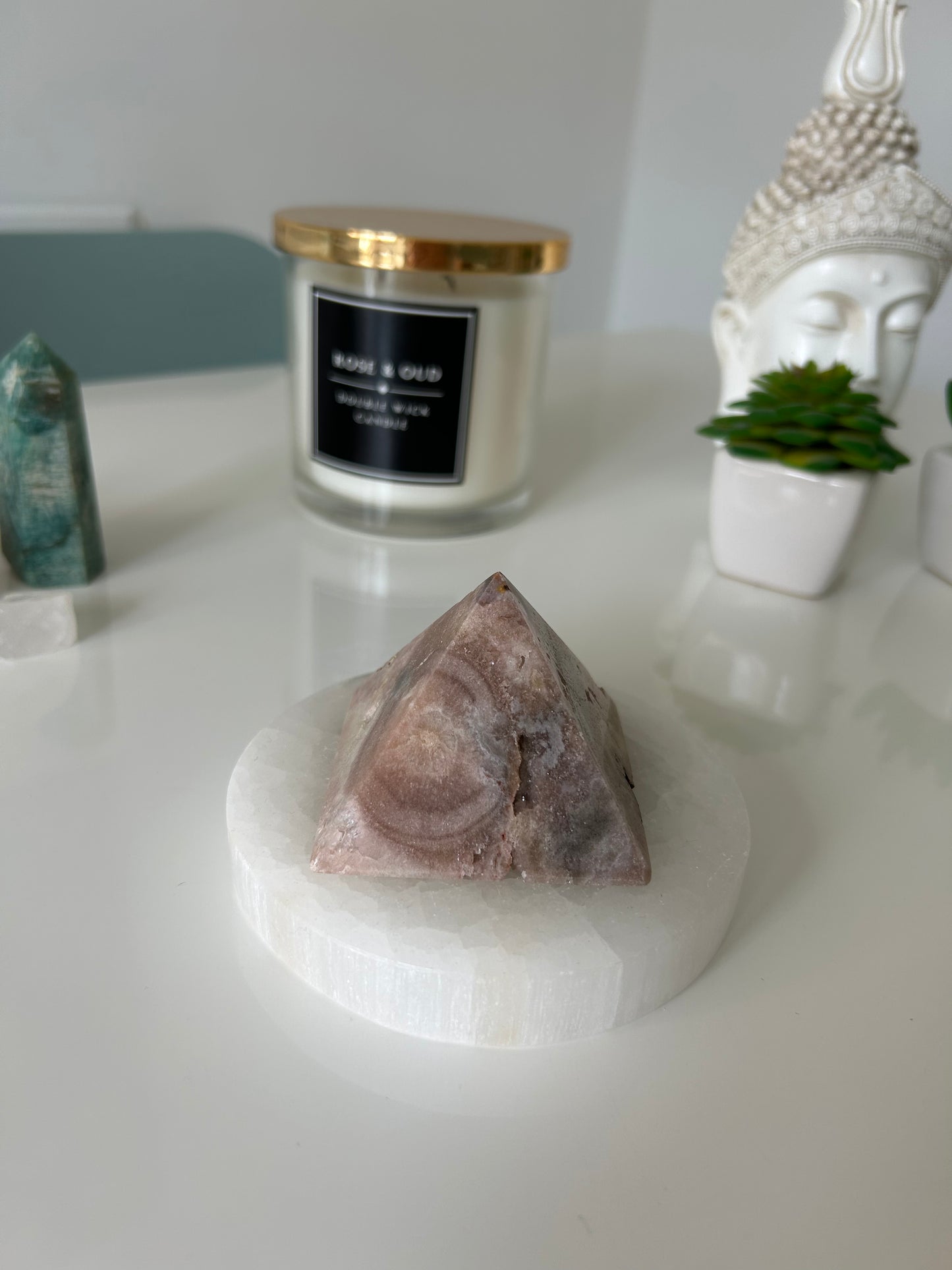 Pink Amethyst Pyramid