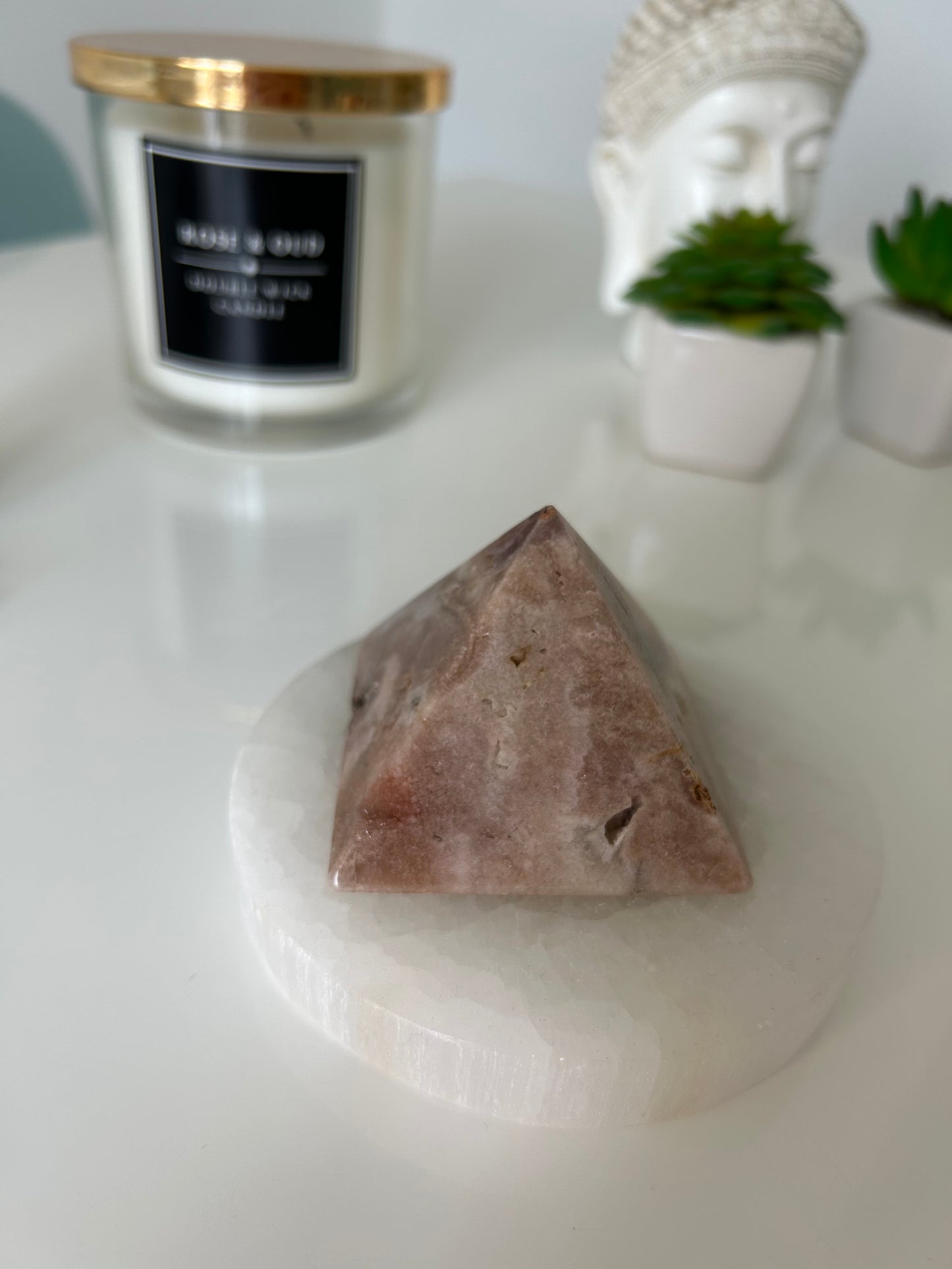 Pink Amethyst Pyramid