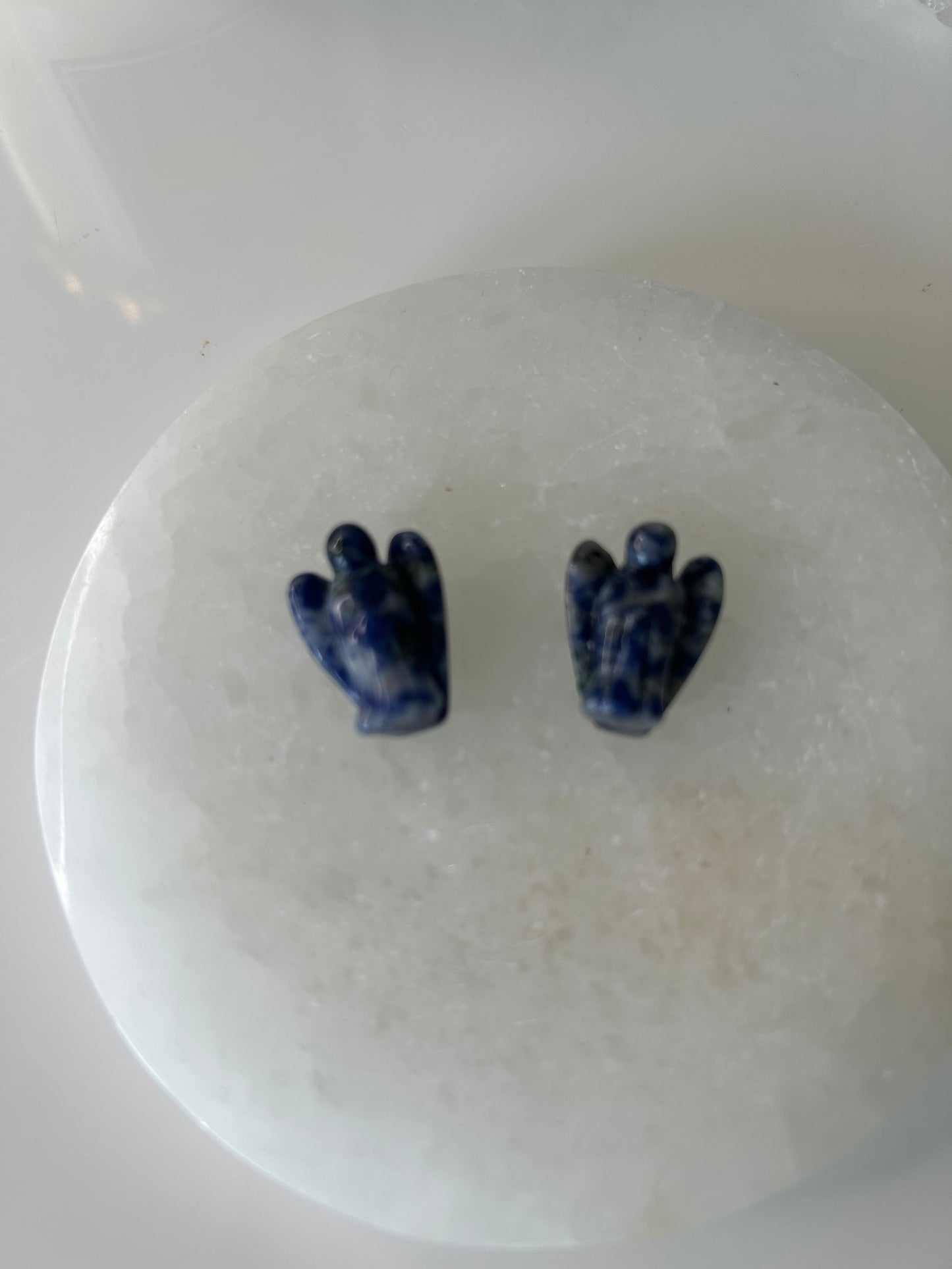 Sodalite Mini Angel Carvings