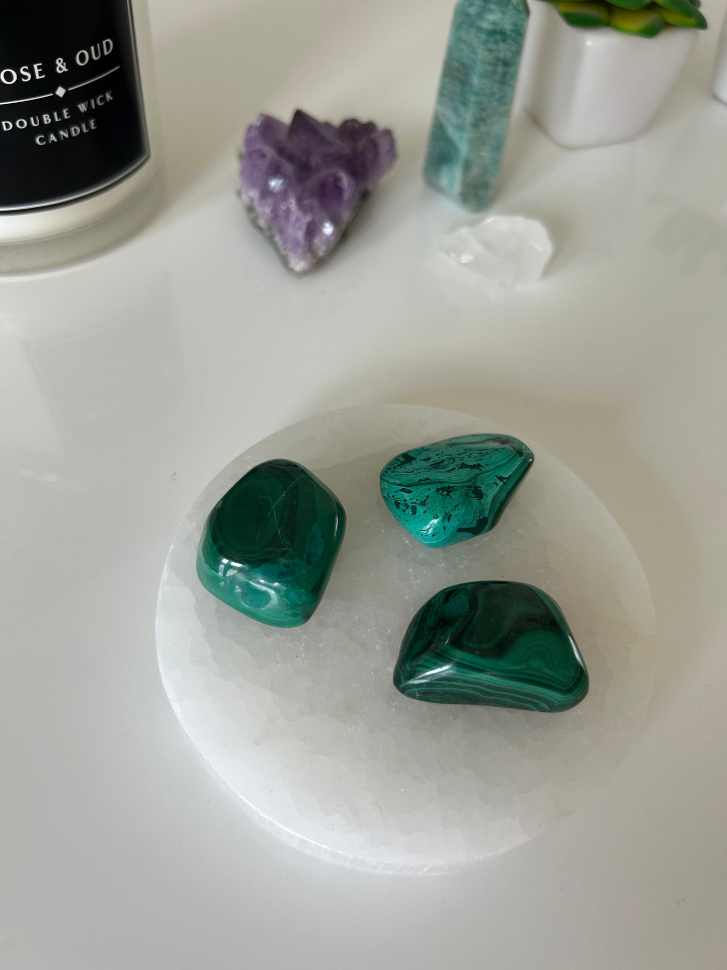 Malachite Large Tumble Stones