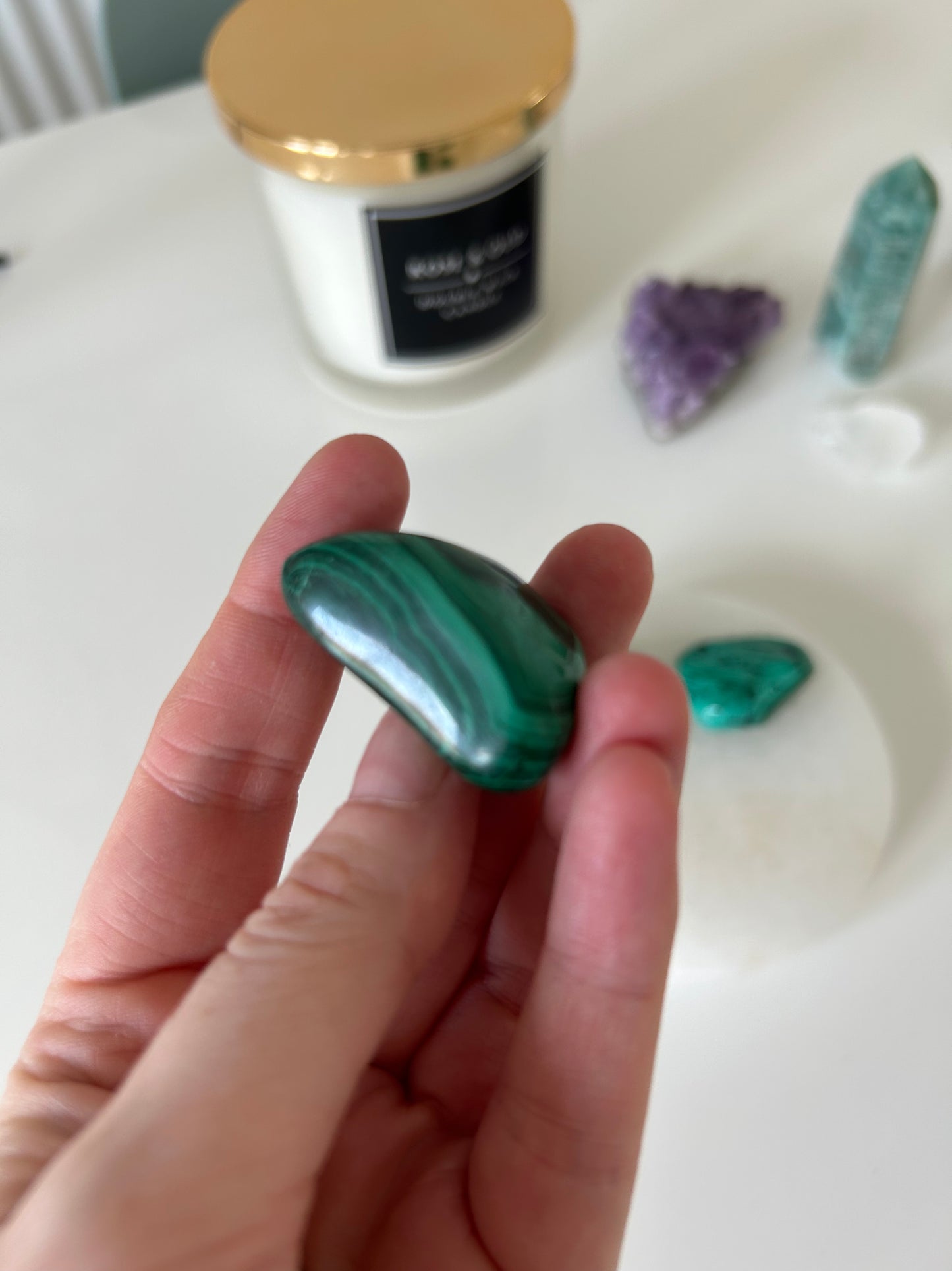 Malachite Large Tumble Stones