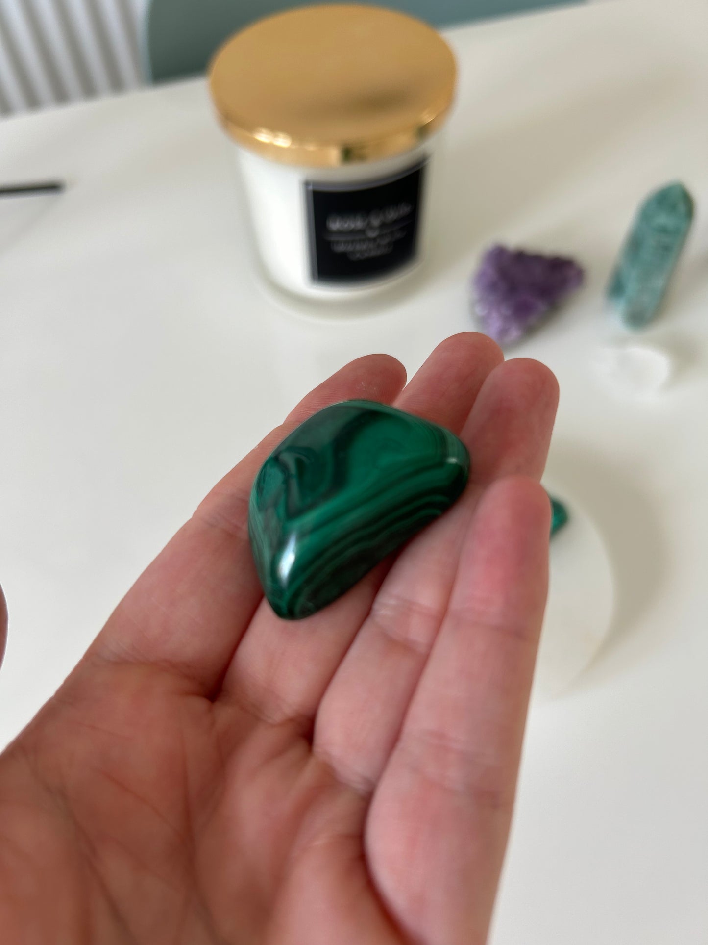 Malachite Large Tumble Stones