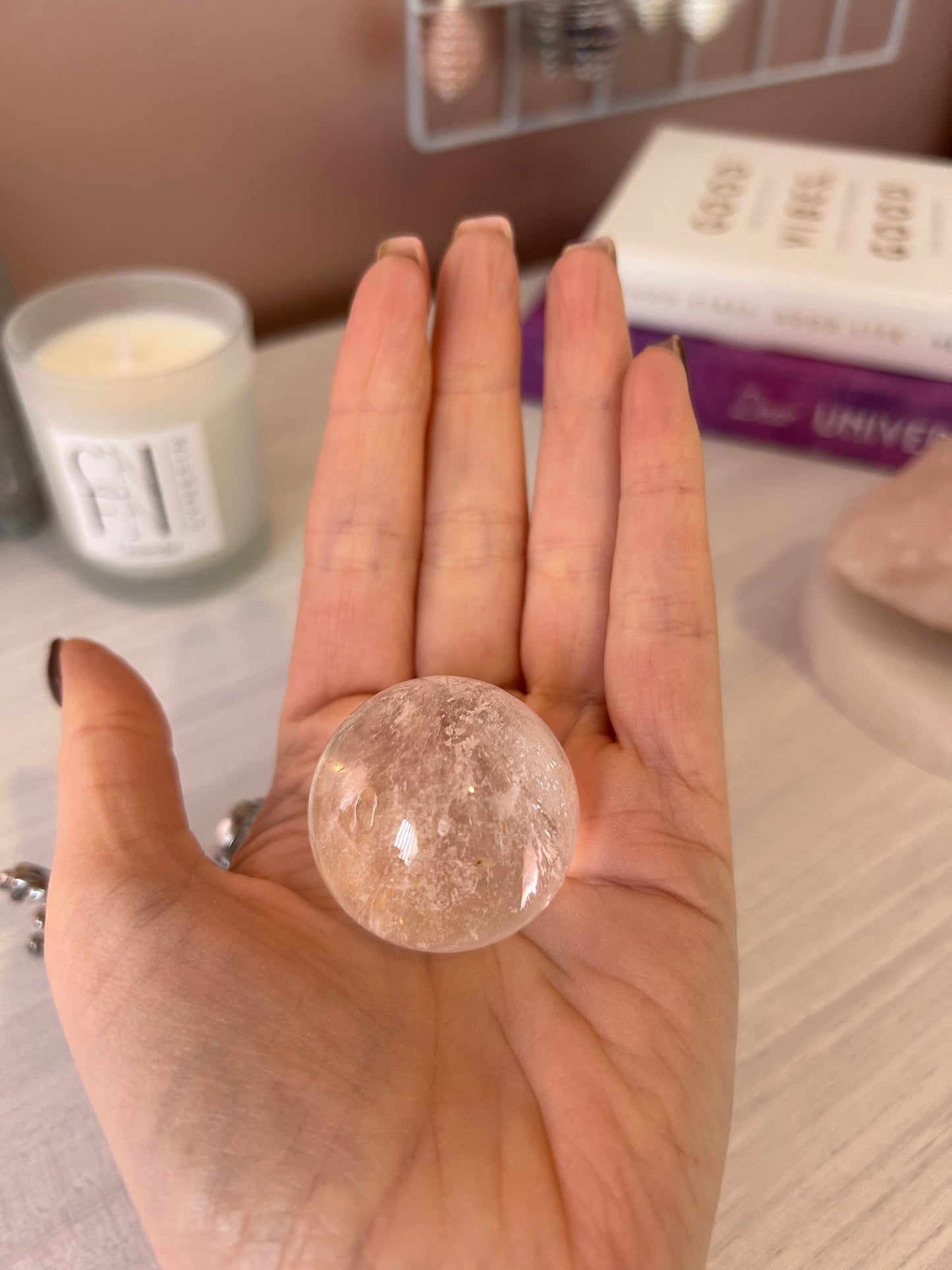 Clear Quartz Sphere/ Clear Quartz Crystal