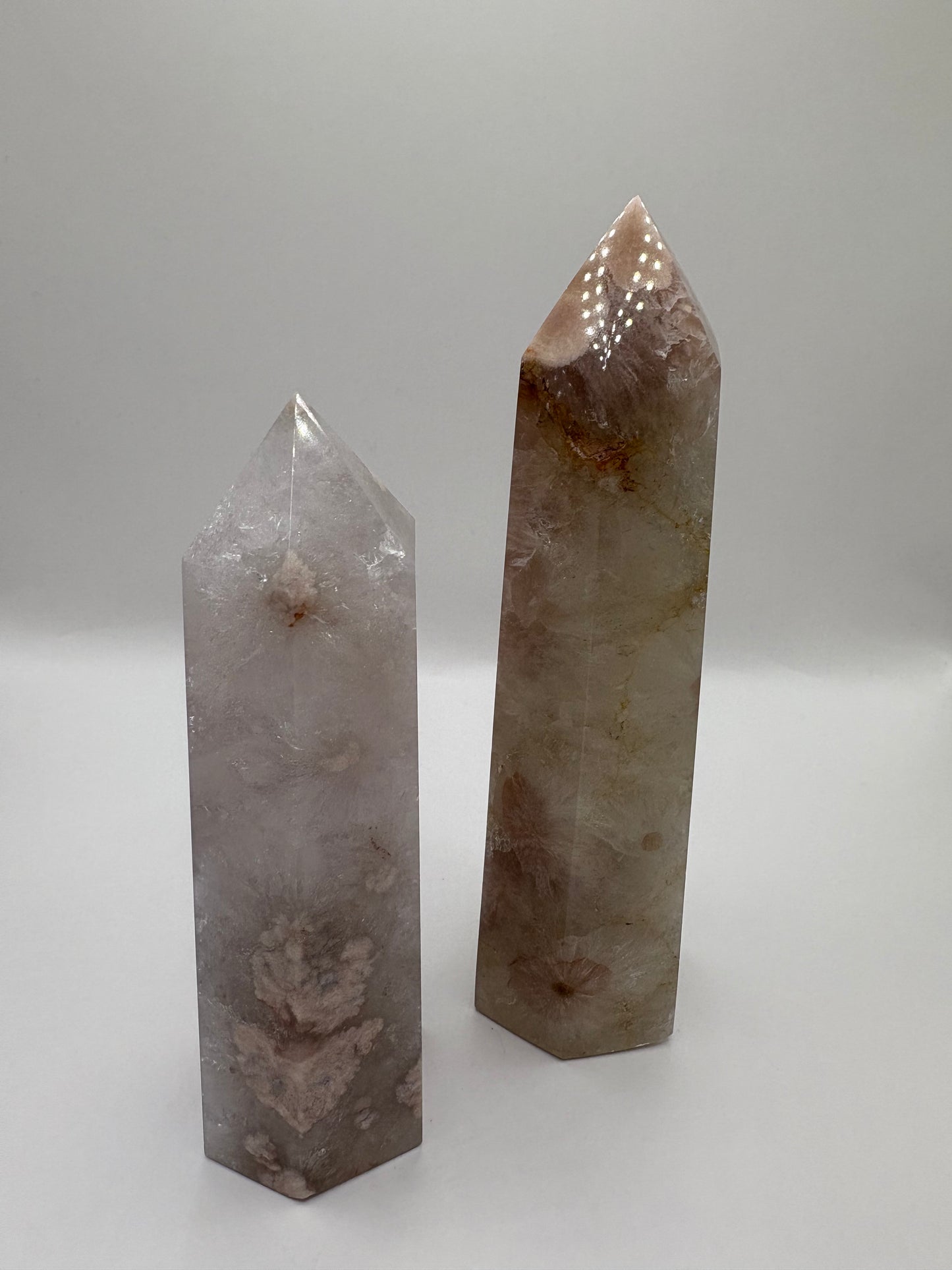 Flower Agate Towers/Flower Agate Crystal/ Flower Agate/ Crystals UK/ Healing Crystals
