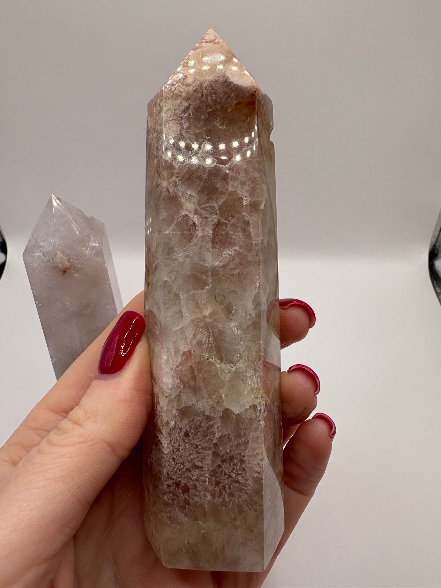 Flower Agate Towers/Flower Agate Crystal/ Flower Agate/ Crystals UK/ Healing Crystals