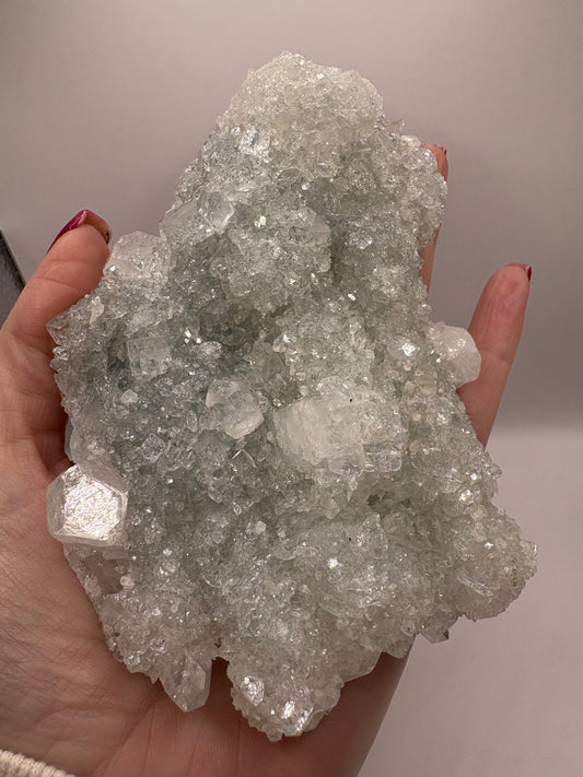 Apophyllite Cluster/ Raw Apophyllite Cluster/ Rough Apophyllite Cluster/ Raw Apophyllite/ Apophyllite Druzy/ Natural Apophyllite