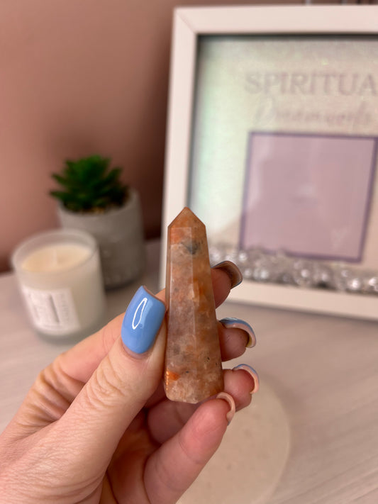 Sunstone Polished Point/Tower/Sunstone Crystal