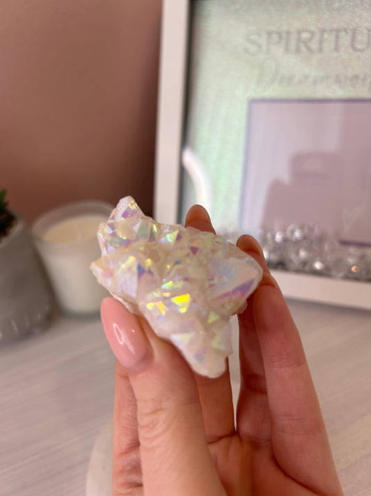 Angel Aura Quartz Cluster