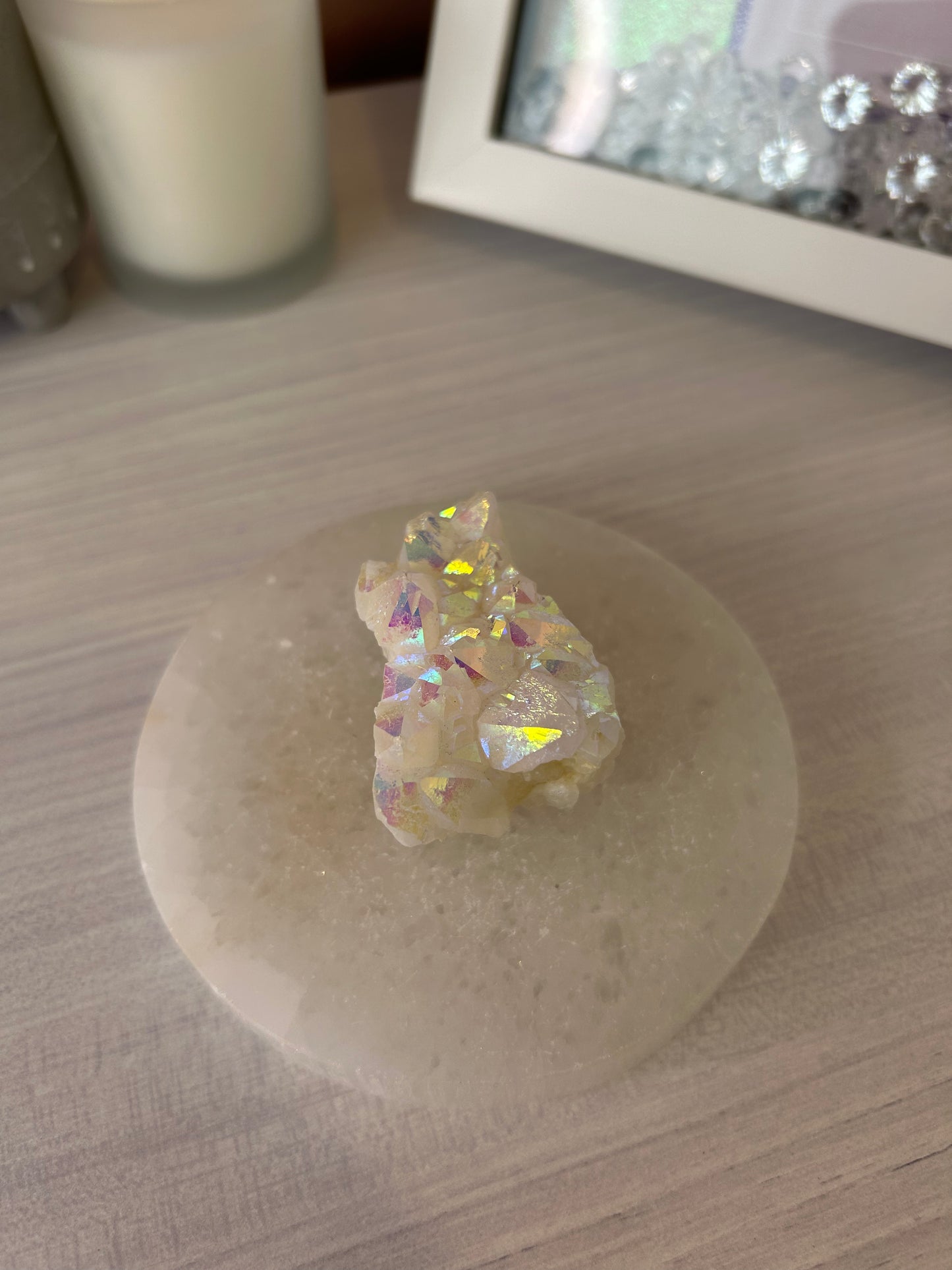 Angel Aura Quartz Cluster