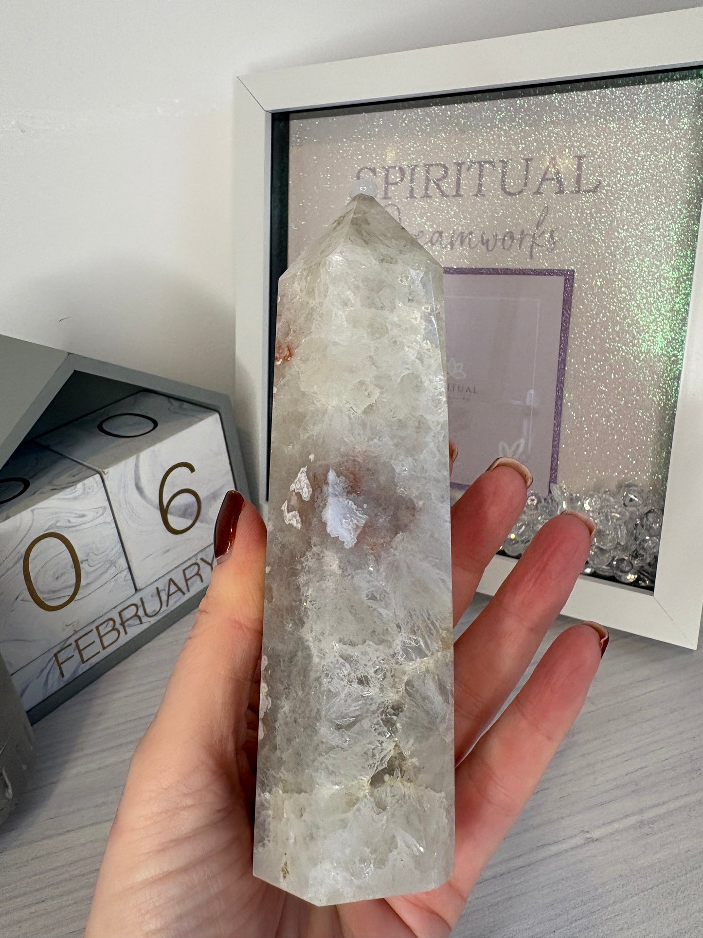 Green Flower Agate Towers/Green Flower Agate Crystal/ Green Flower Agate/ Crystals UK/ Healing Crystals