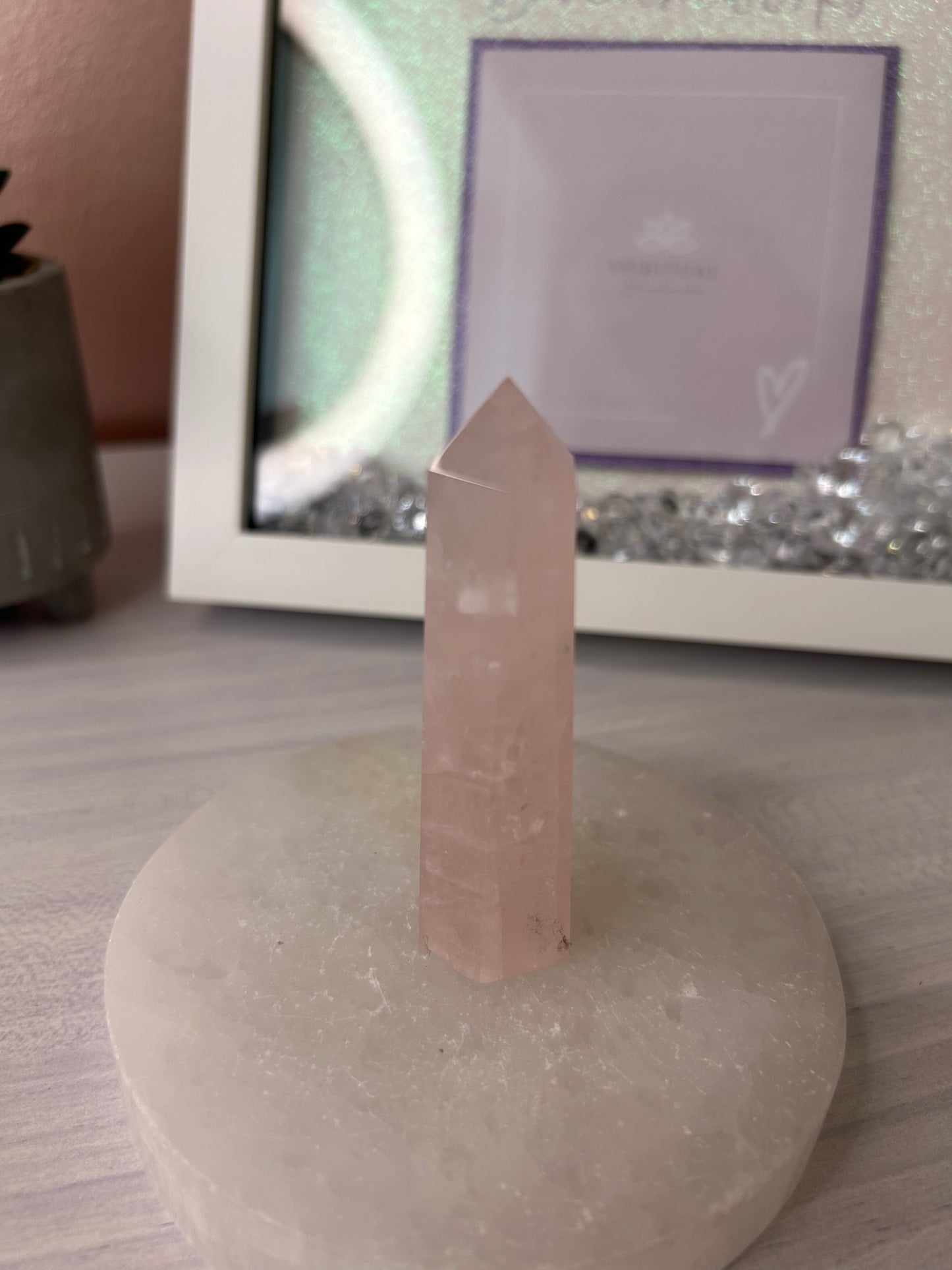 Rose Quartz Tower/ Rose Quartz Towers/ Rose Quartz Crystals/ Rose Quartz/ Healing Crystals/ Crystals UK