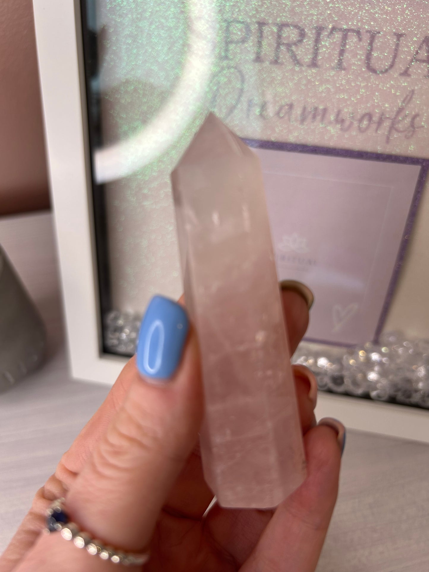 Rose Quartz Tower/ Rose Quartz Towers/ Rose Quartz Crystals/ Rose Quartz/ Healing Crystals/ Crystals UK