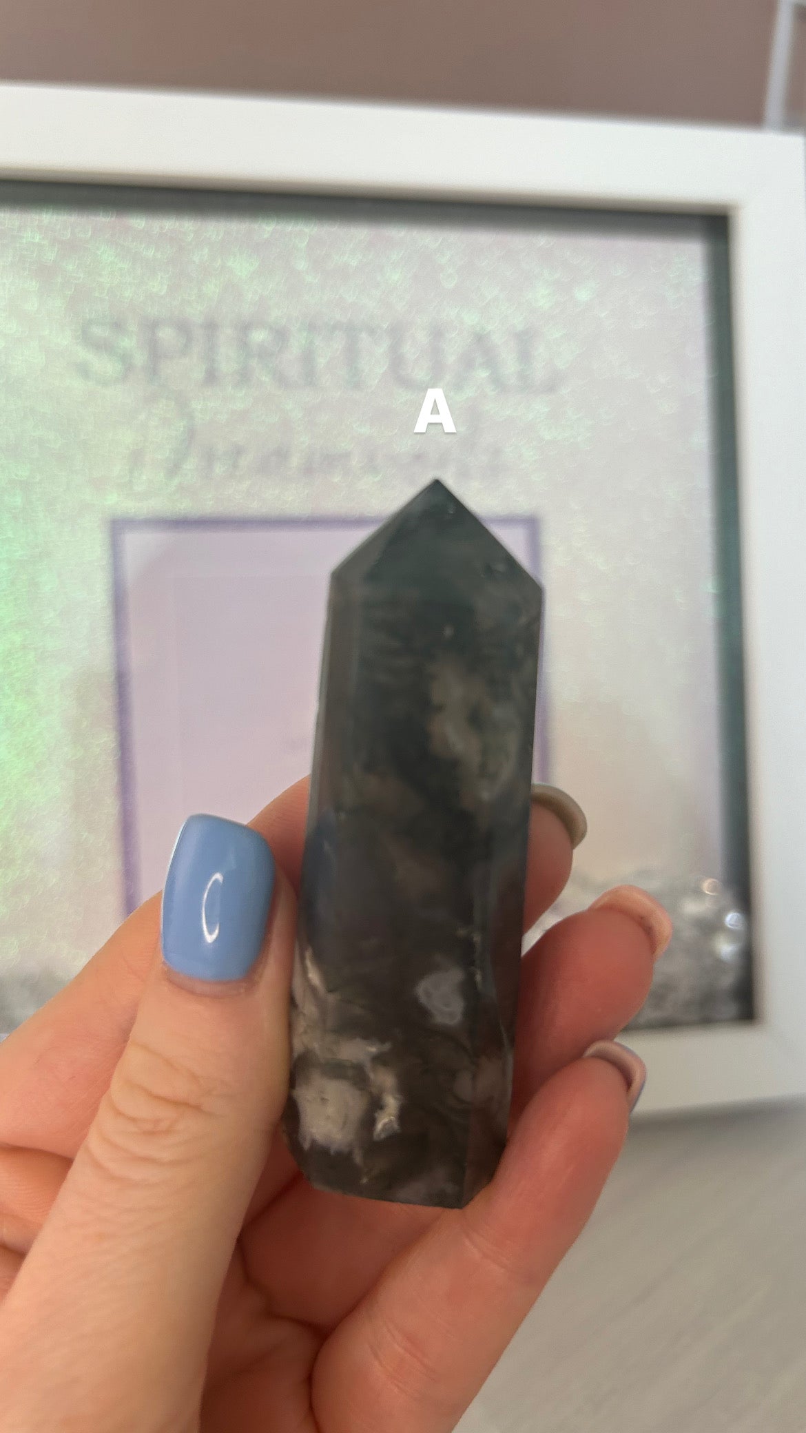 Moss Agate Towers/ Moss Agate Points/ Moss Agate Crystals/ Moss Agate/ Healing Crystals/ Crystals UK