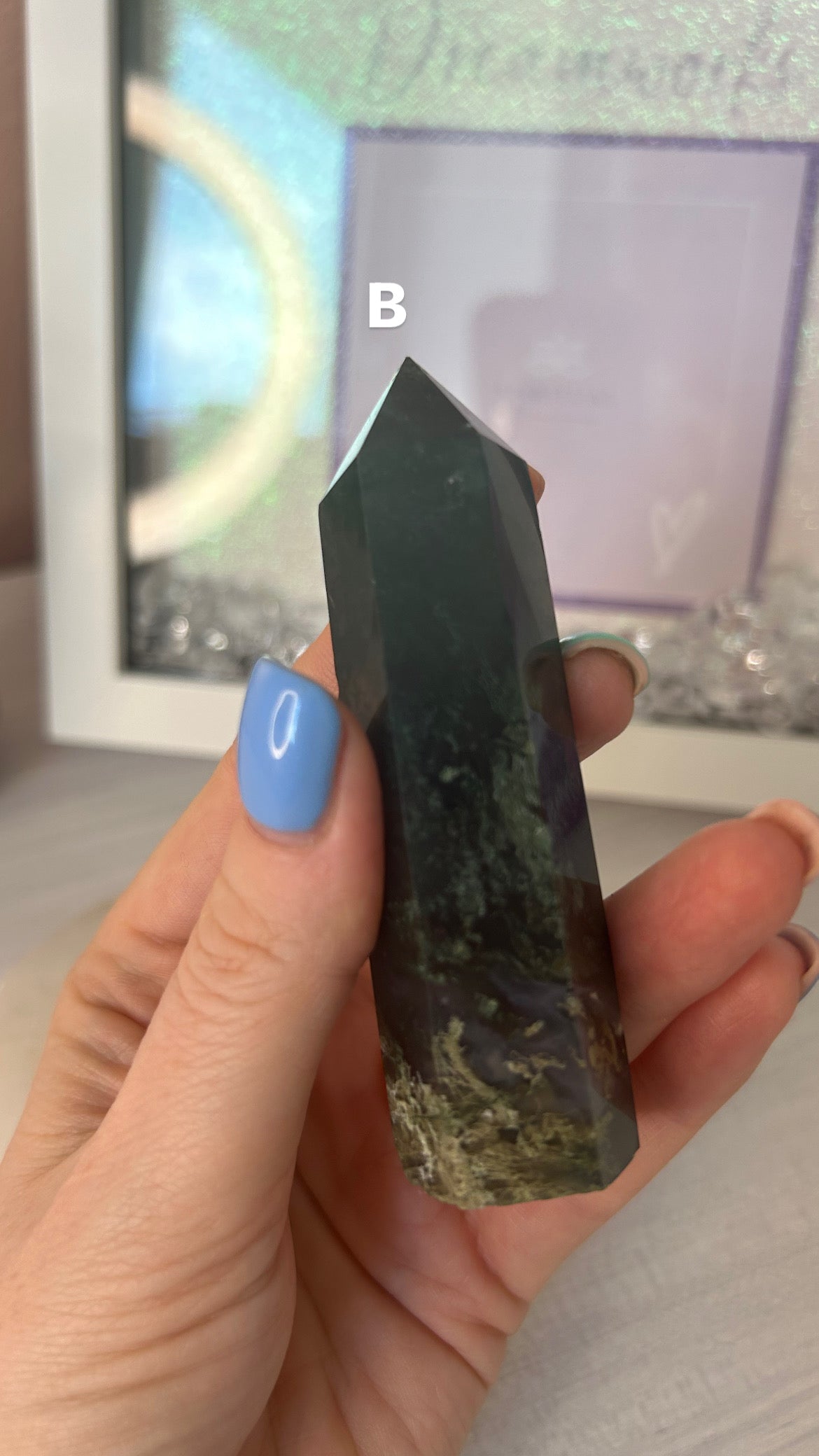 Moss Agate Towers/ Moss Agate Points/ Moss Agate Crystals/ Moss Agate/ Healing Crystals/ Crystals UK