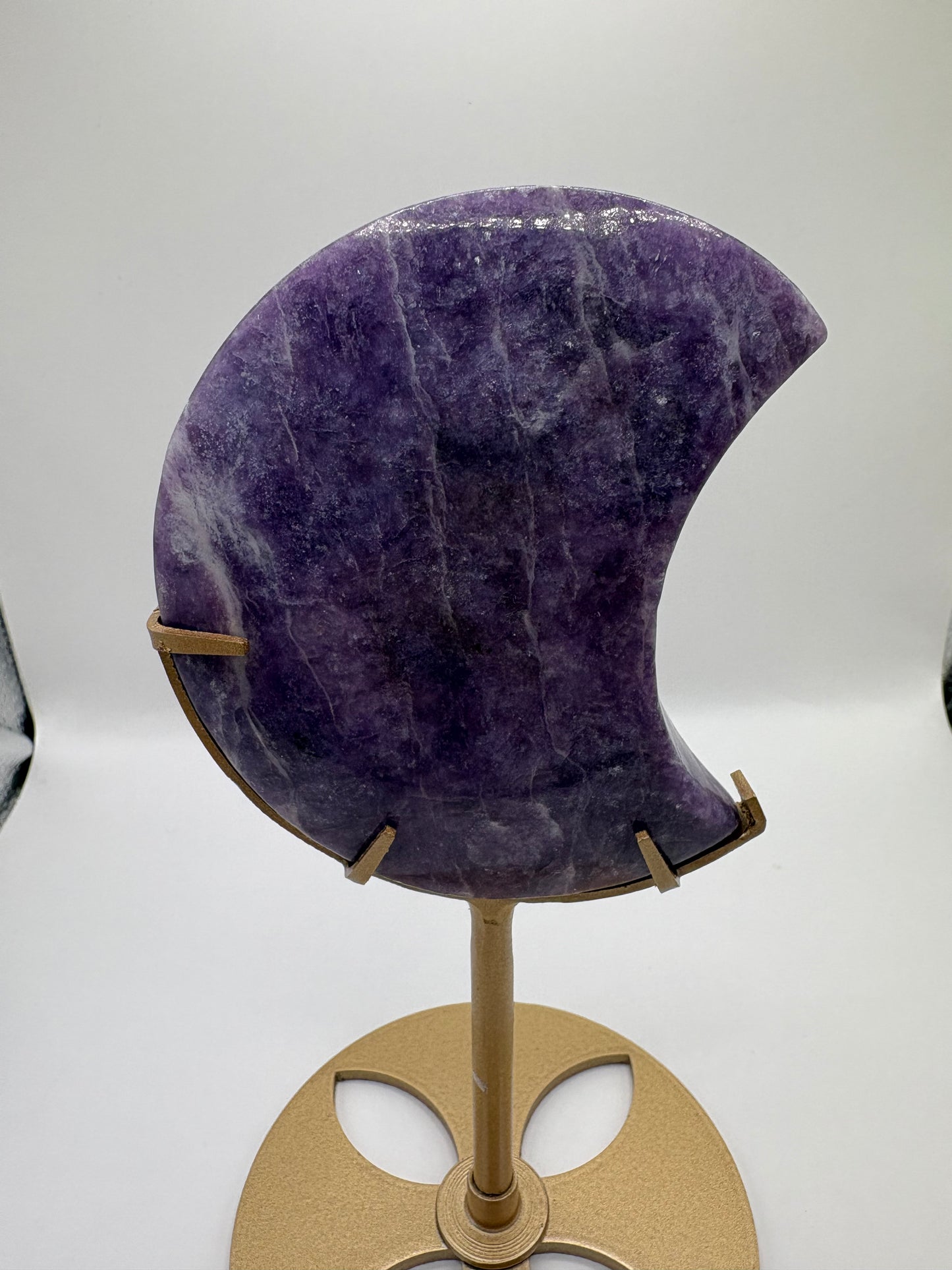 Lepidolite Moon carving/ Lepidolite carving/ Lepidolite Crystal/ Lepidolite/ Healing crystals/ Crystals U.K.