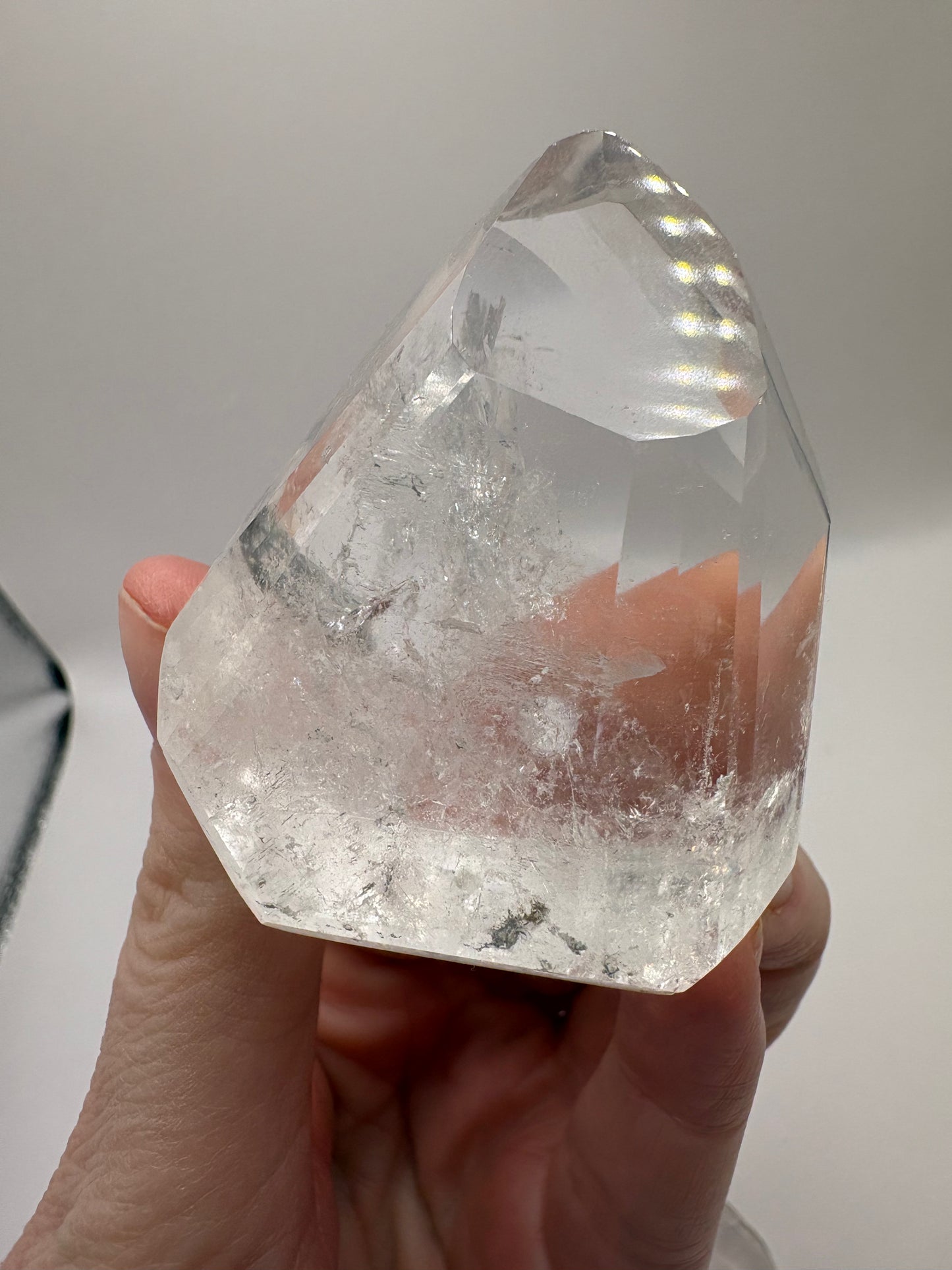 Clear Quartz Flower Carving/ Clear Quartz Freeform /Clear Quartz Carving/Clear Quartz/ Clear Quartz Crystal/ Natural Clear Quartz