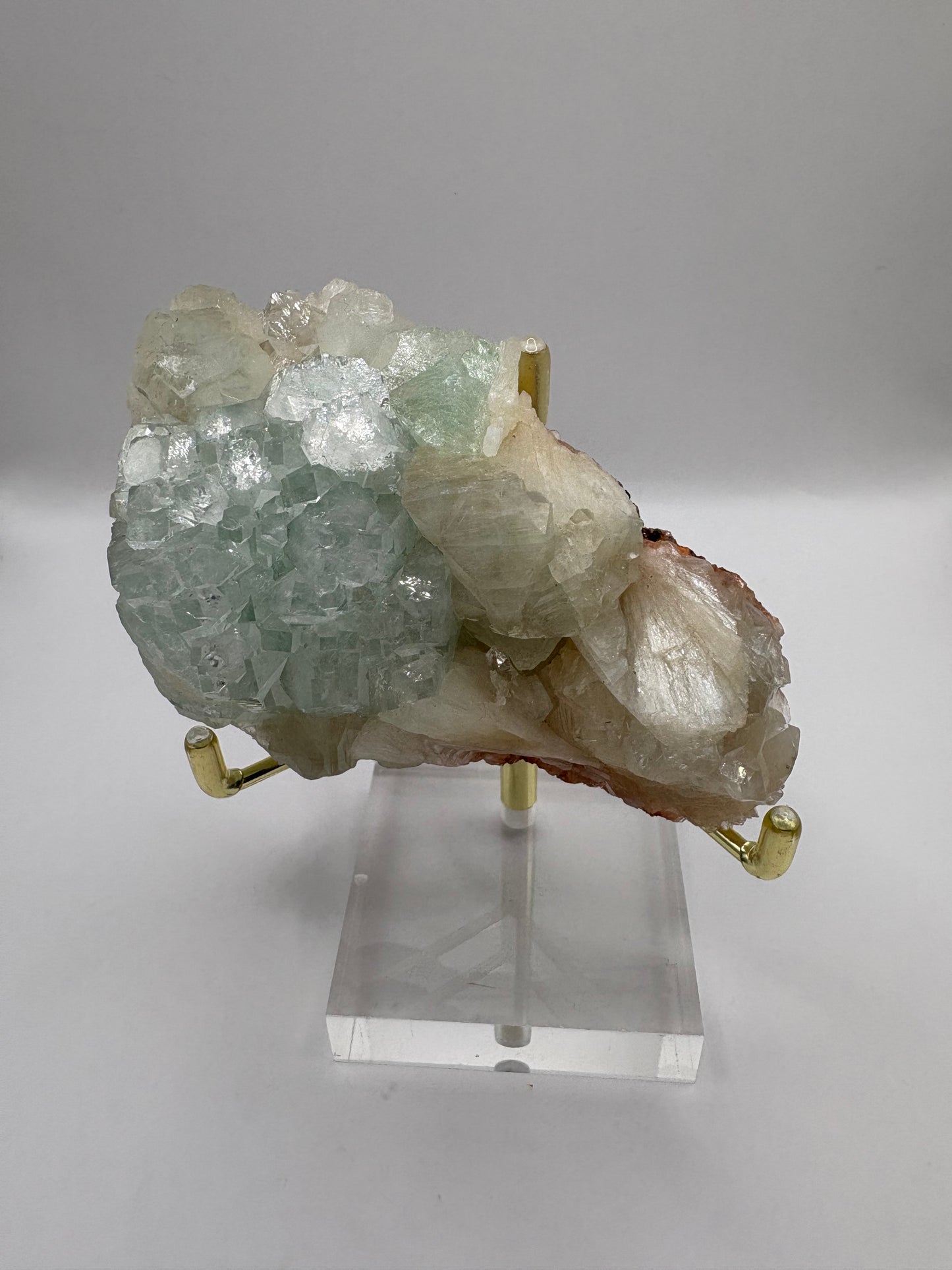 Green Apophyllite Clusters/ Green Apophyllite Crystals/ Green Apophyllite/ Crystals UK