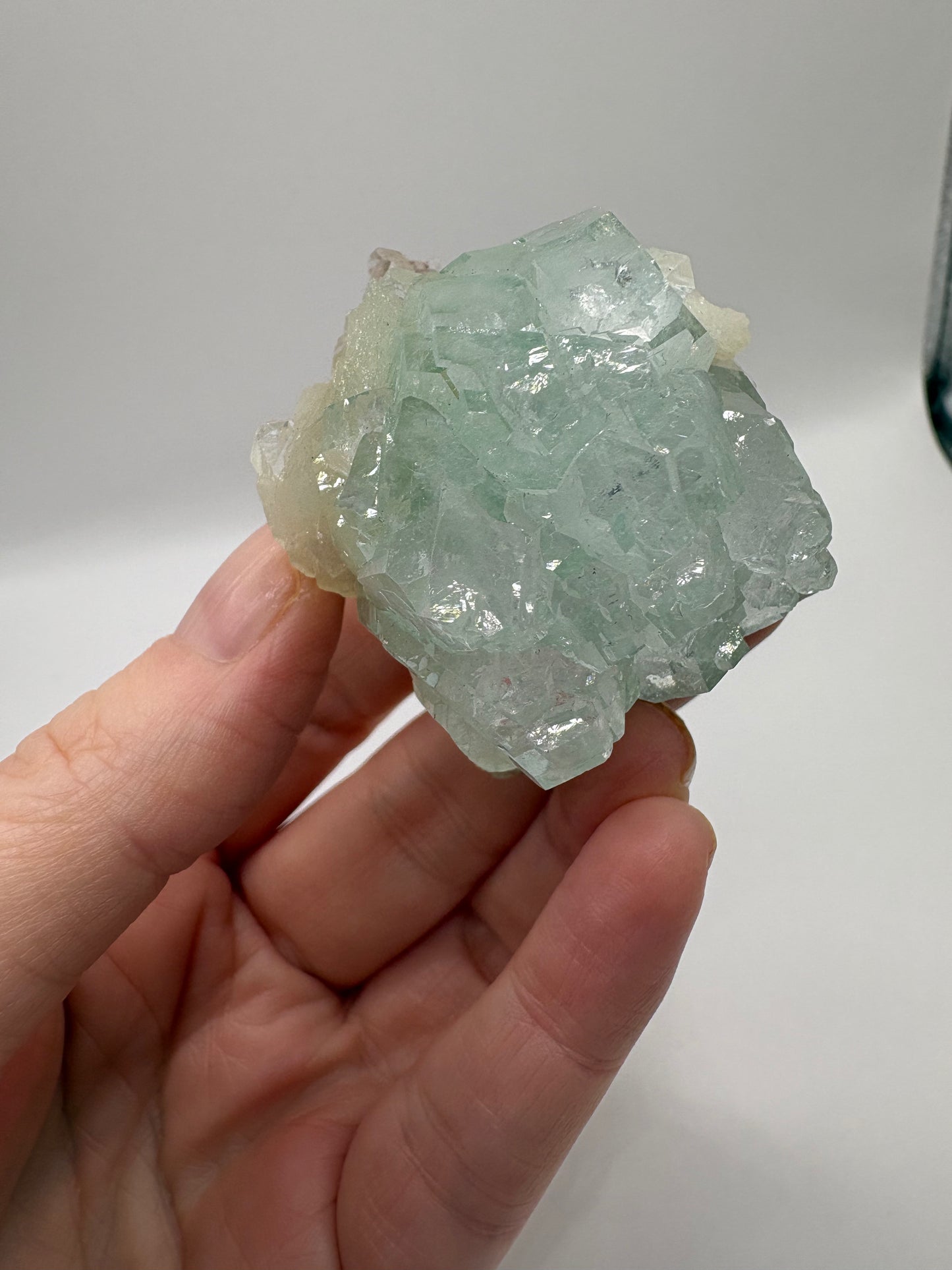 Green Apophyllite Clusters/ Green Apophyllite Crystals/ Green Apophyllite/ Crystals UK