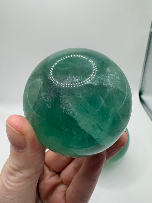 Green Fluorite Spheres/ Green Fluorite Mushroom/ Green Fluorite Crystals/ Healing Crystals/ Crystals U.K.