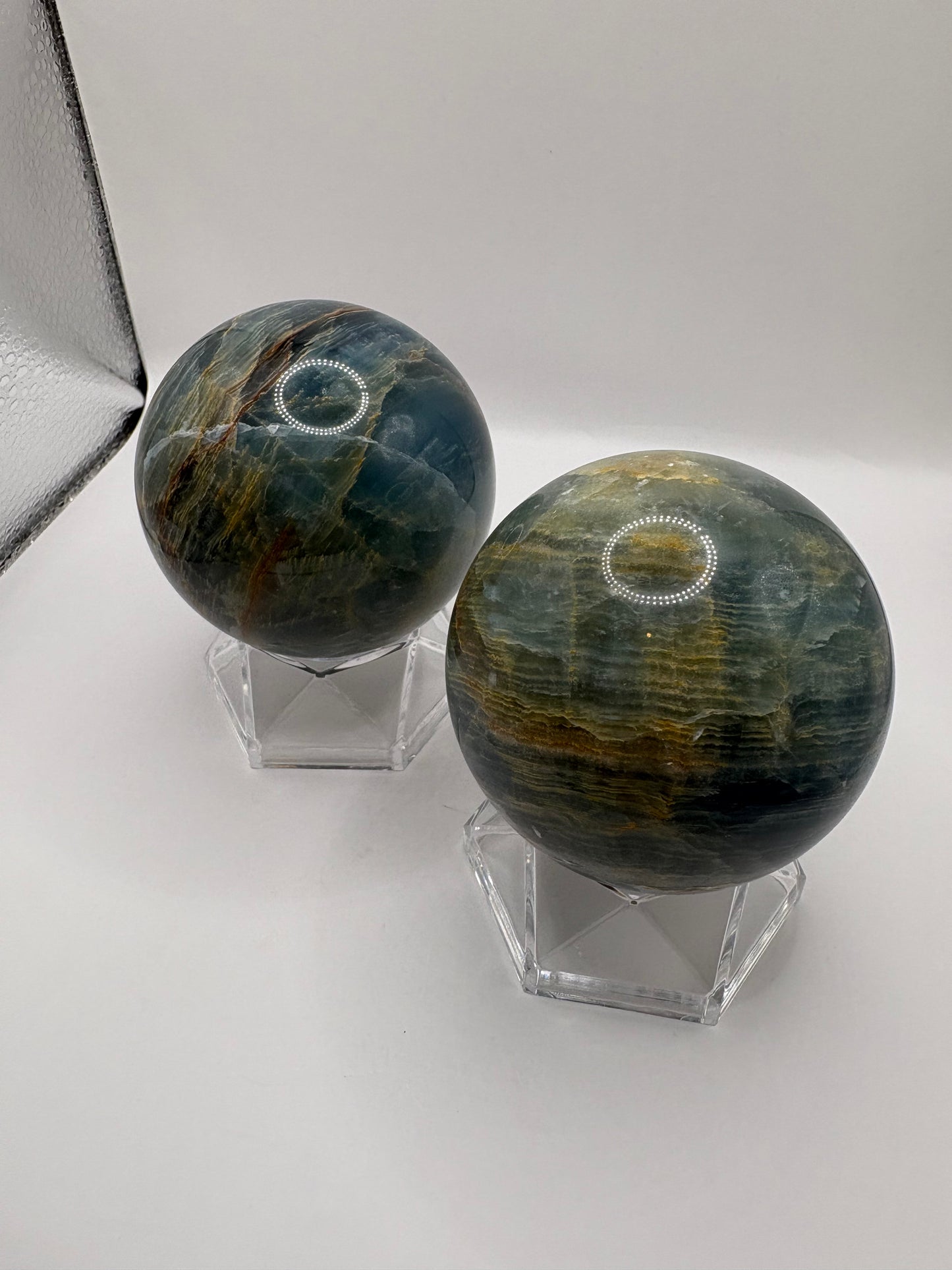Blue Onyx Sphere/ Blue Onyx Crystal/ Blue Onyx/ Crystals UK/ Healing Crystals