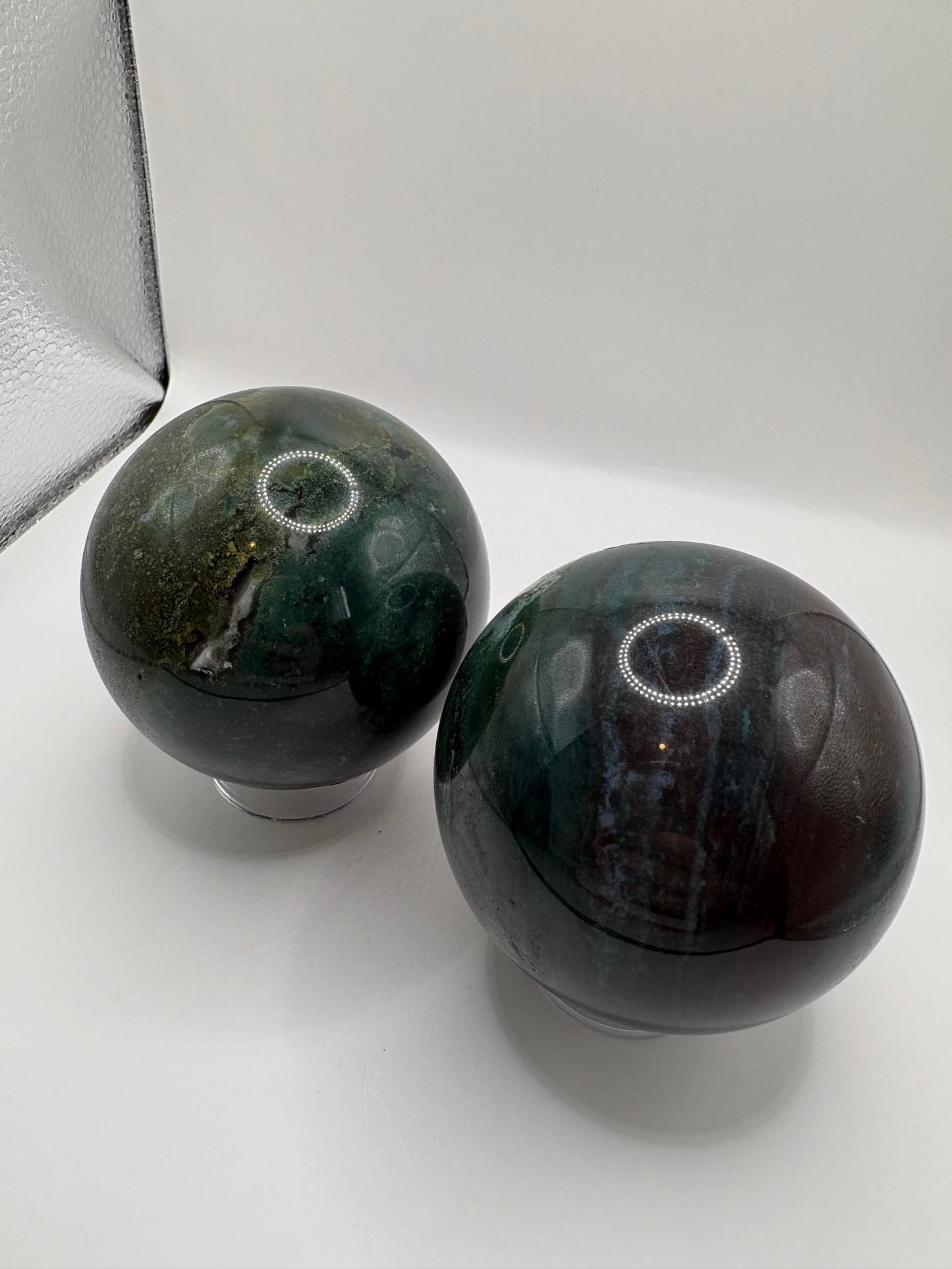 Moss Agate Sphere/ Moss Agate Spheres/ Moss Agate Crystals/Natural Crystals/ Healing Crystals/ Crystals UK/ Ethically Sourced Crystals