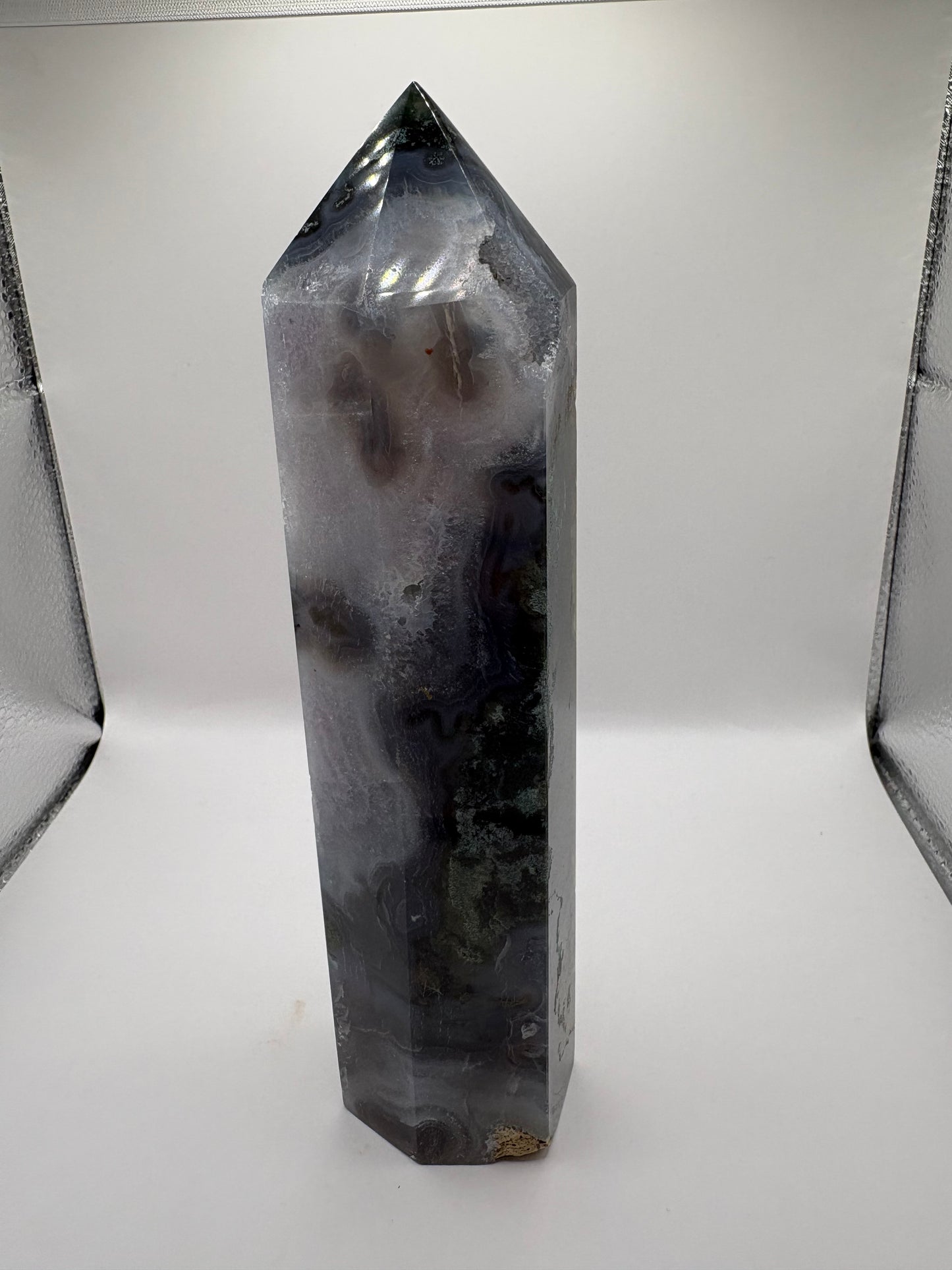 Genuine Moss Agate Towers/ Moss Agate Crystal/ Moss Agate/ Healing Crystals/ Crystals UK