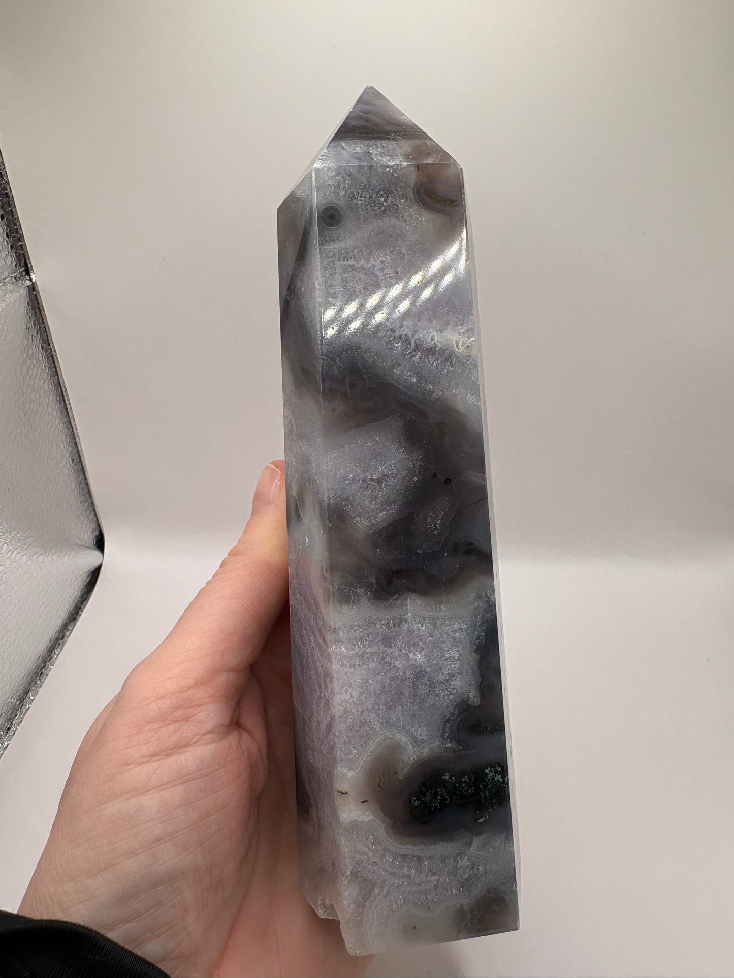 Genuine Moss Agate Towers/ Moss Agate Crystal/ Moss Agate/ Healing Crystals/ Crystals UK