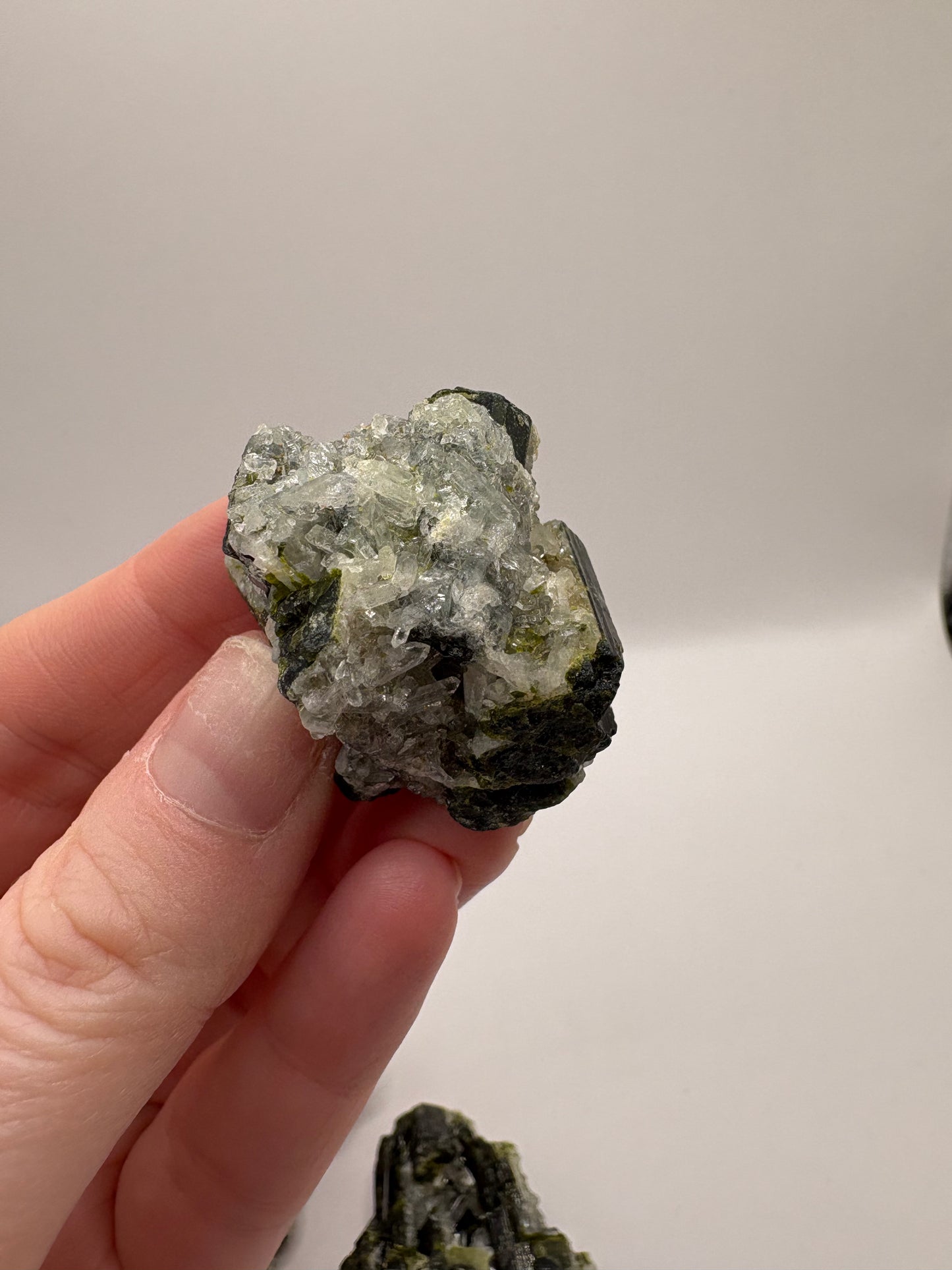 Epidote in Quartz Clusters/ Epidote in Quartz Crystals/ Epidote in Quartz/ Crystals UK