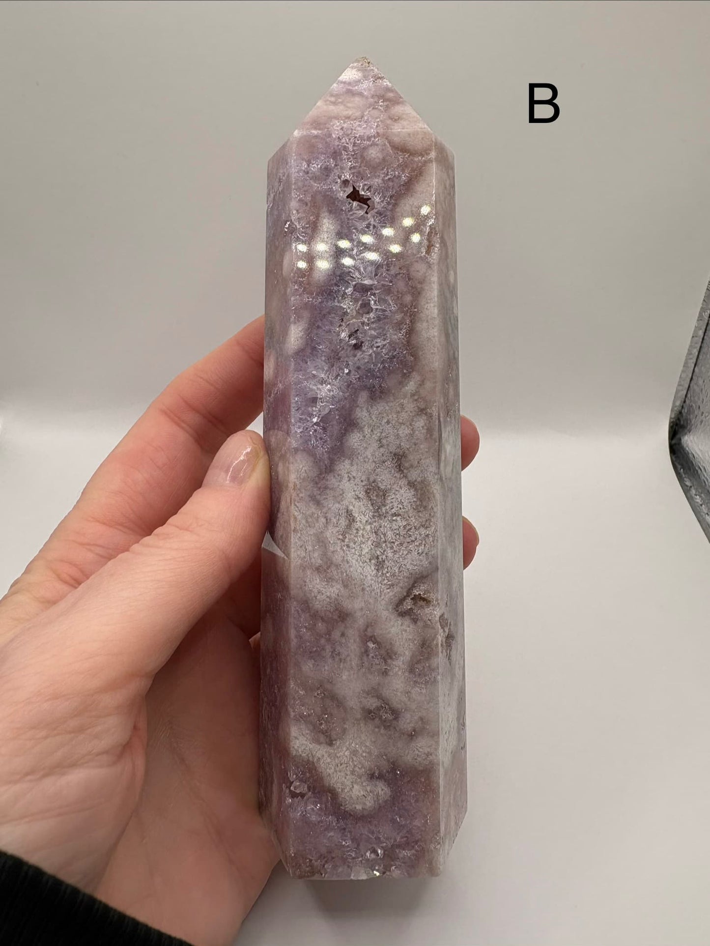 Pink Amethyst and Flower Agate Towers/ Pink Amethyst Towers/ Flower Agate Towers/ Pink Amethyst/Flower Agate/ Crystals UK