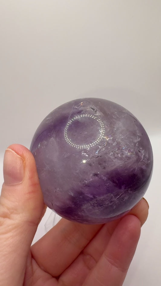 Amethyst Tripeche Sphere/ Amethyst Sphere/ Amethyst Spheres/ Amethyst/ Healing Crystal/ Crystals UK/ Amethyst Druzy/ Natural Amethyst