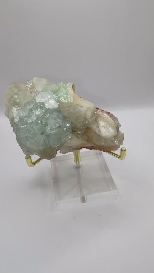 Green Apophyllite Clusters/ Green Apophyllite Crystals/ Green Apophyllite/ Crystals UK