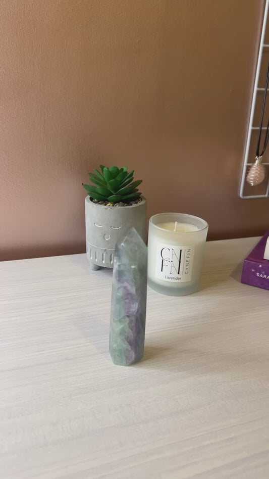 Fluorite Tower/ Fluorite Point/ Fluorite Crystal