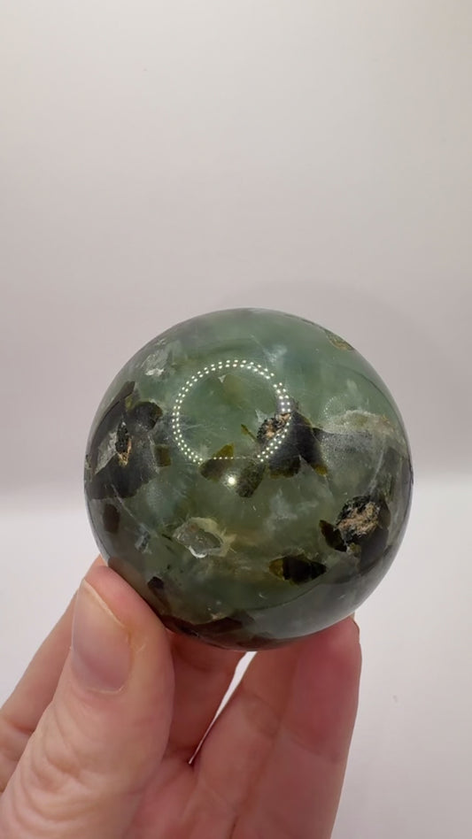 Prehnite Sphere/ Prehnite Crystal Sphere/ Prehnite Crystals/ Prehnite/ Healing Crystals/ Crystals UK