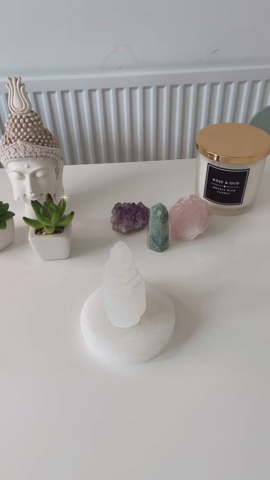 Selenite Small Tower/ Selenite Mountain Small/ Crystals U.K.